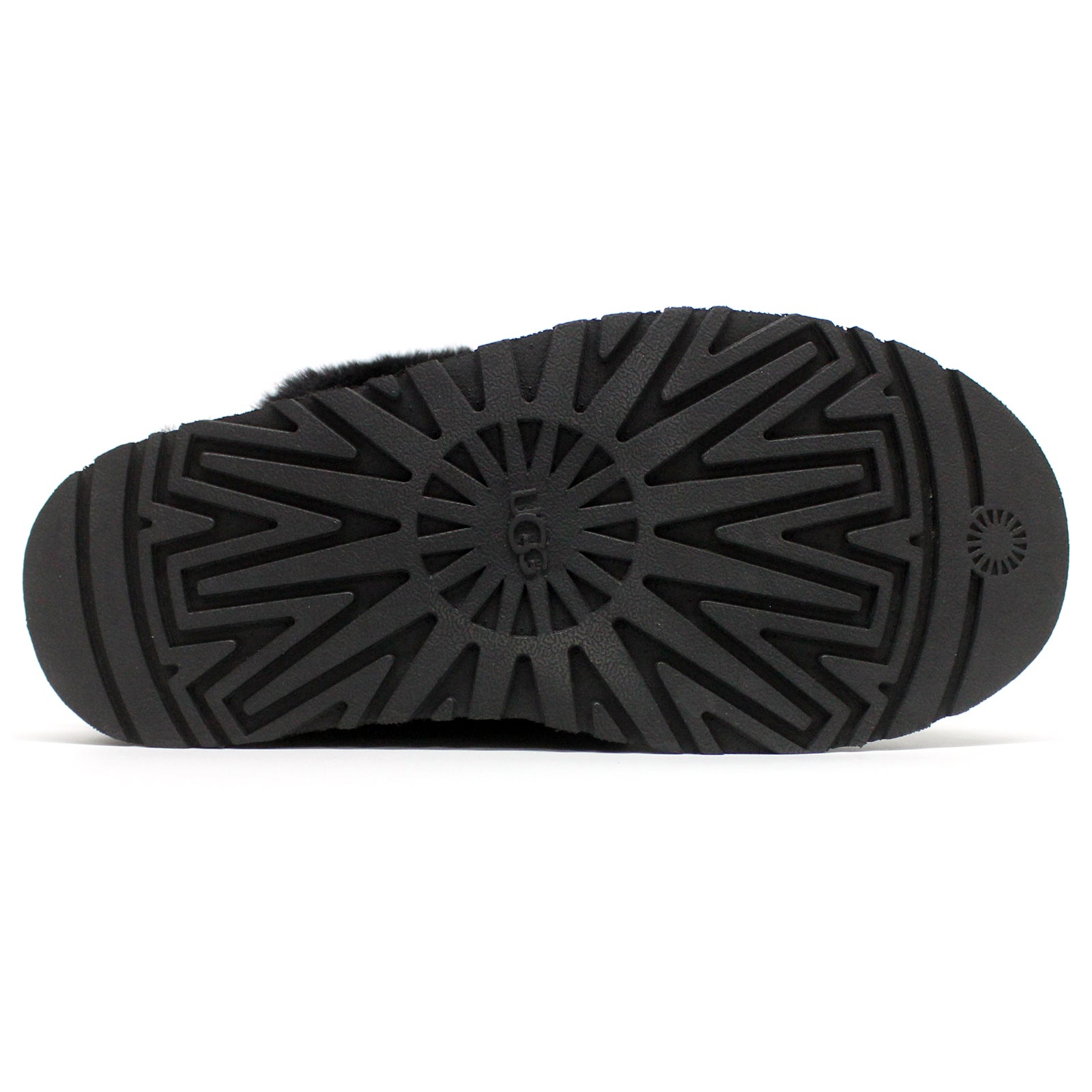 Ugg Disquette Suede Womens Sandals#color_black