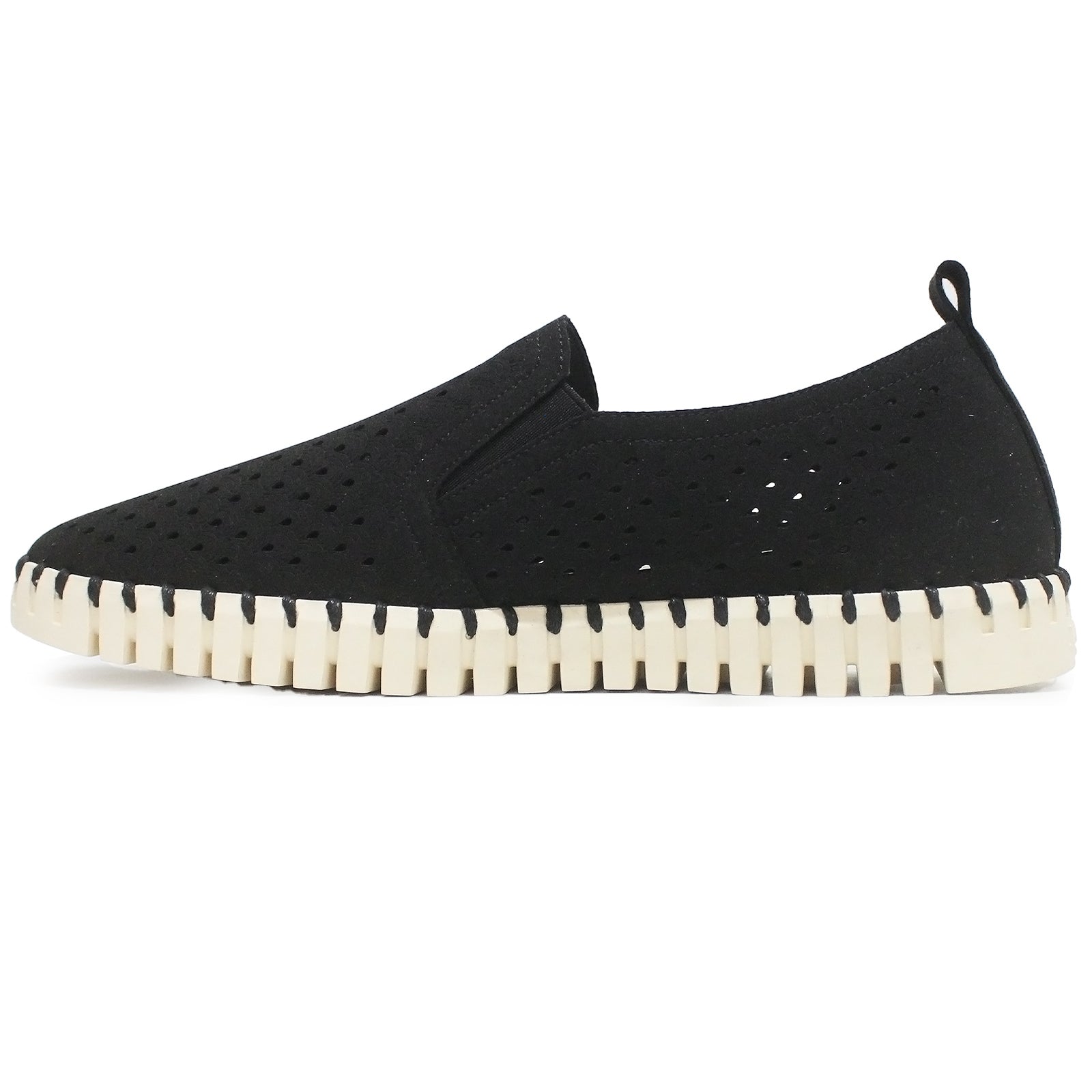 Ilse Jacobsen Tulip 140 Textile Mens Shoes#color_black