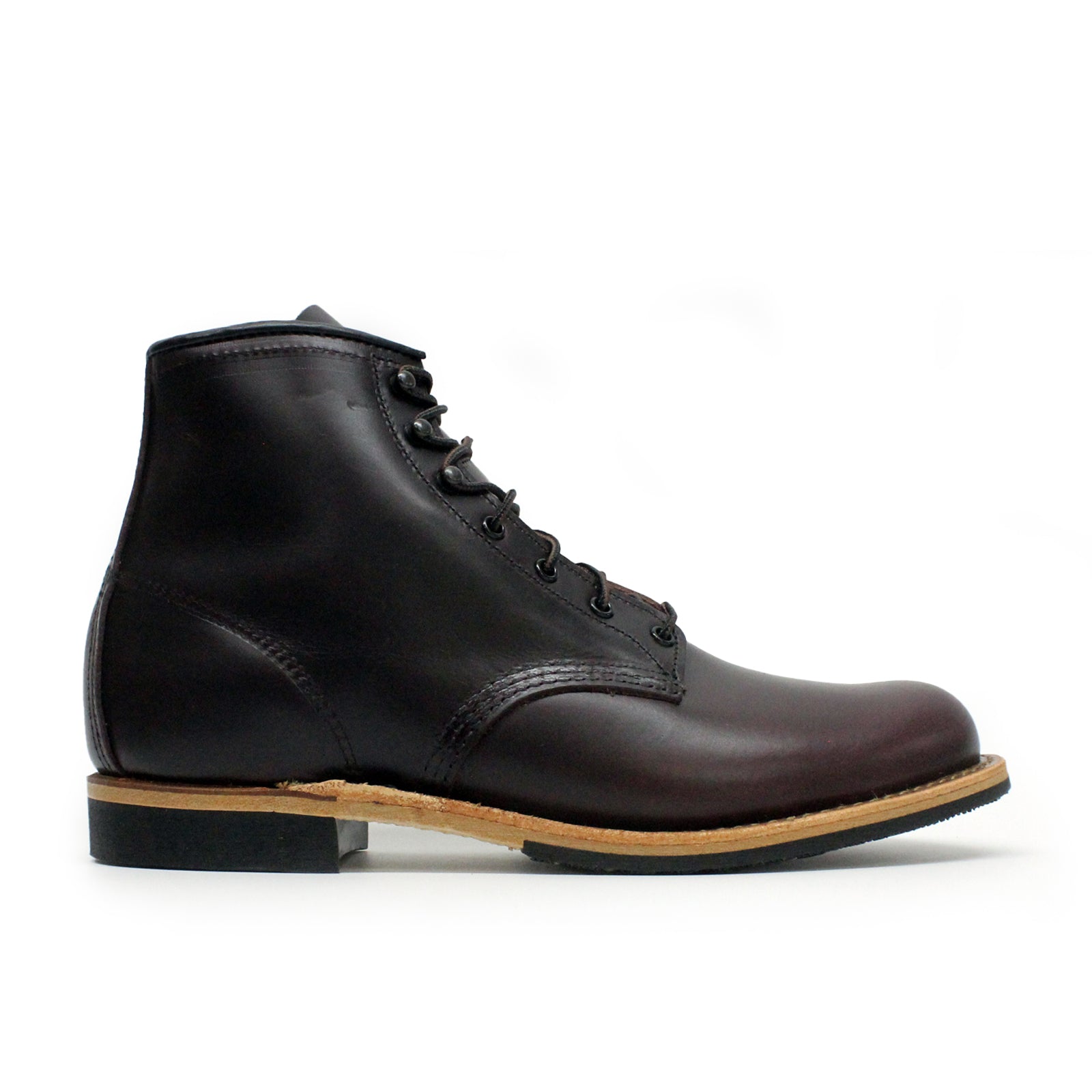 Red Wing Beckman 09419-0D Full Grain Leather Mens Boots - Black Cherry - 46#color_black cherry