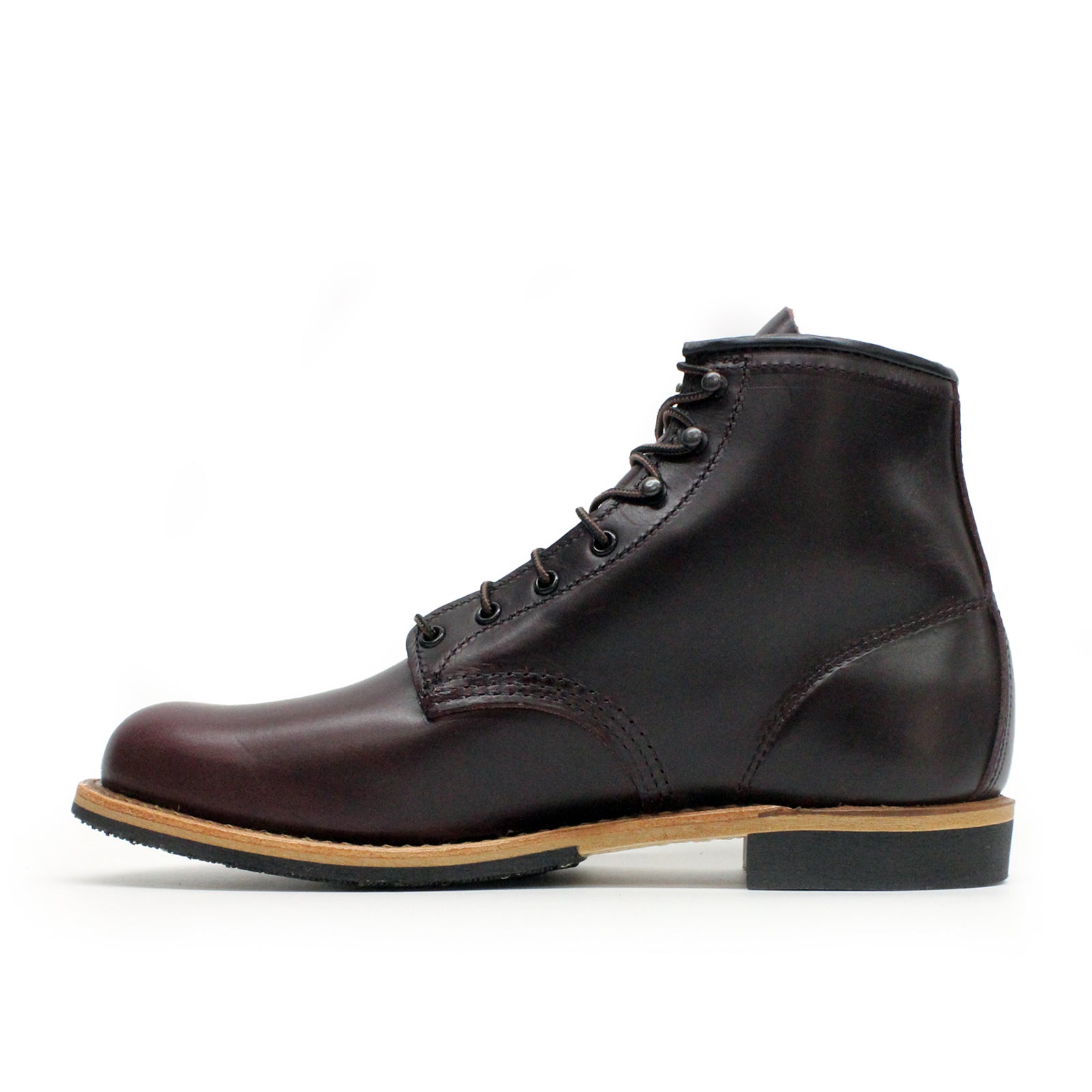 Red Wing Beckman 09419-0D Full Grain Leather Mens Boots - Black Cherry - 46#color_black cherry