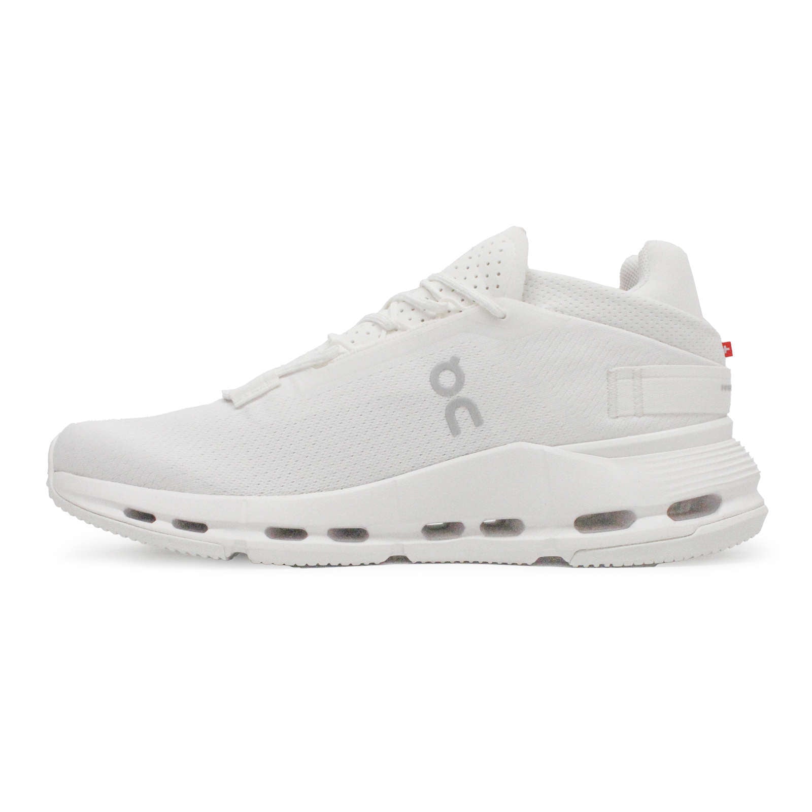 On Cloudnova 2 3ME30210108 Textile Synthetic Mens Trainers - All White - 43#color_all white