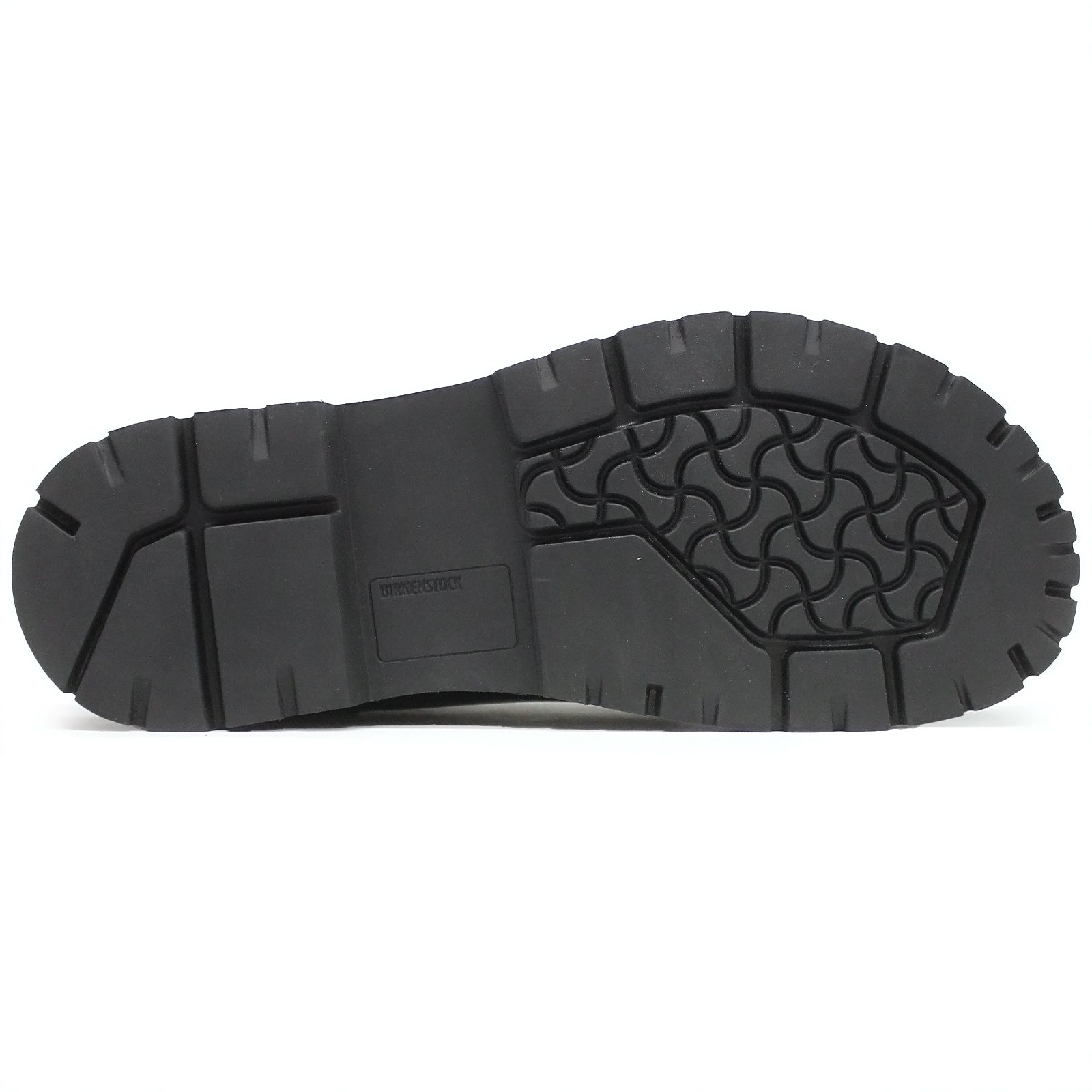 Birkenstock Highwood Lace Mid Natural Leather Mens Boots#color_black