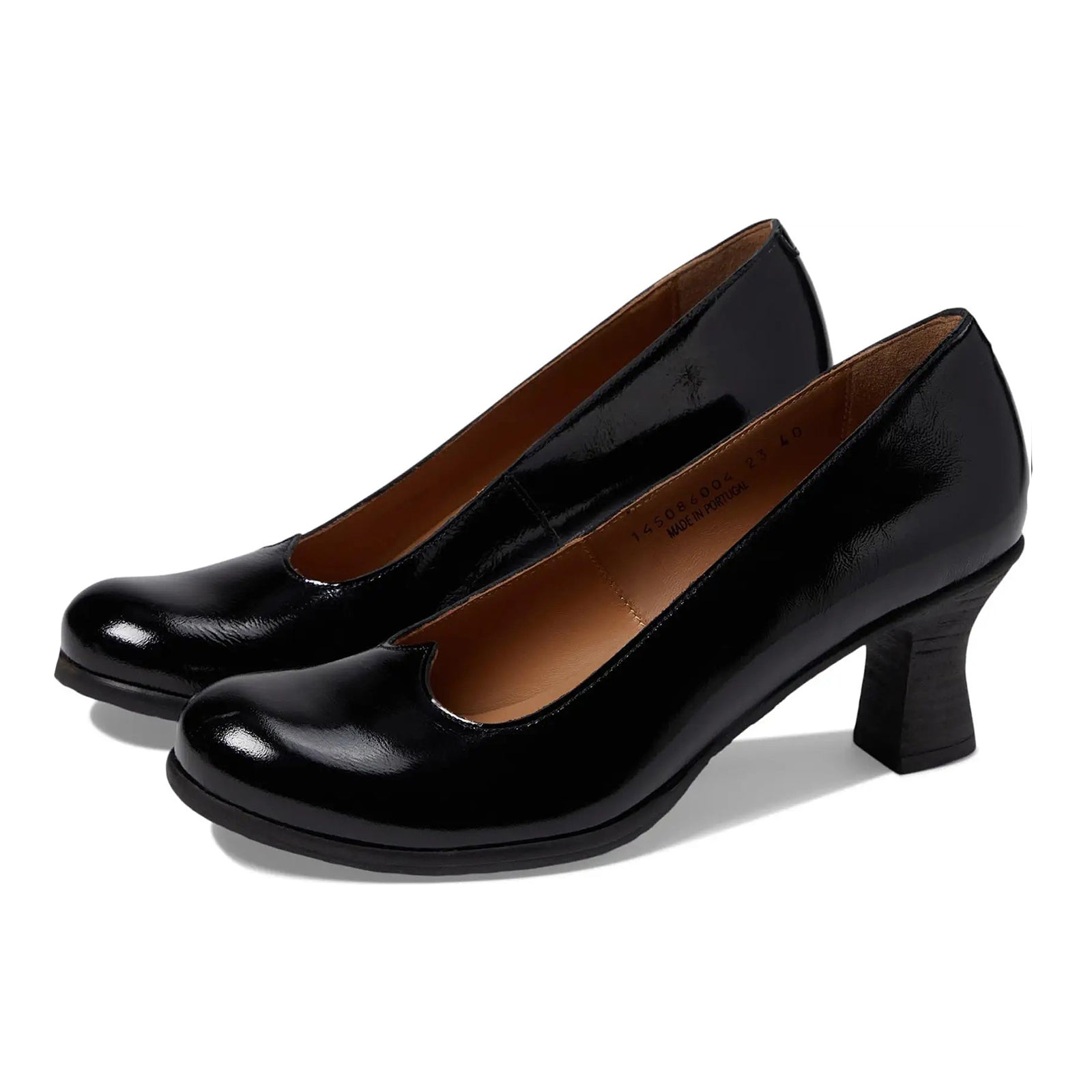 Fly London BAZE086FLY Nappalak Leather Womens Shoes#color_black