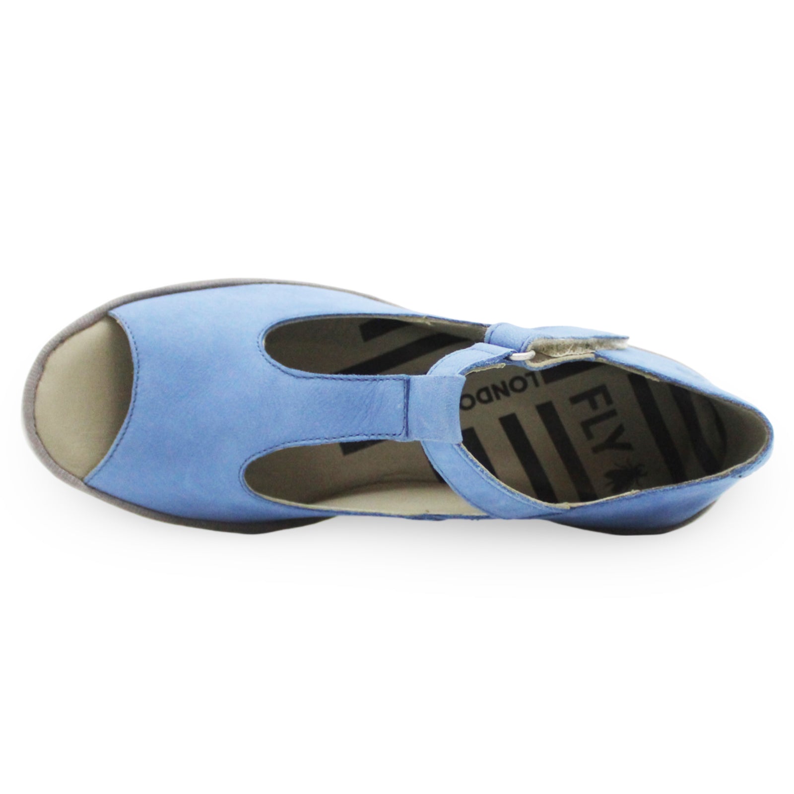 Fly London BEIL584FLY Cupido Leather Womens Sandals#color_blue