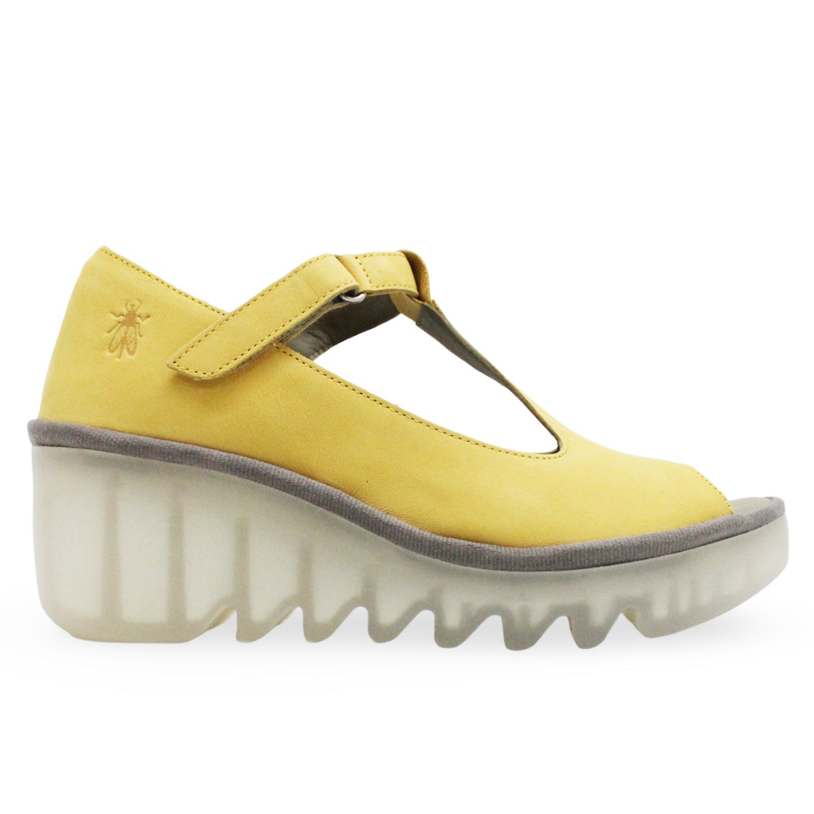Fly London BEIL584FLY Cupido Leather Womens Sandals#color_bumblebee