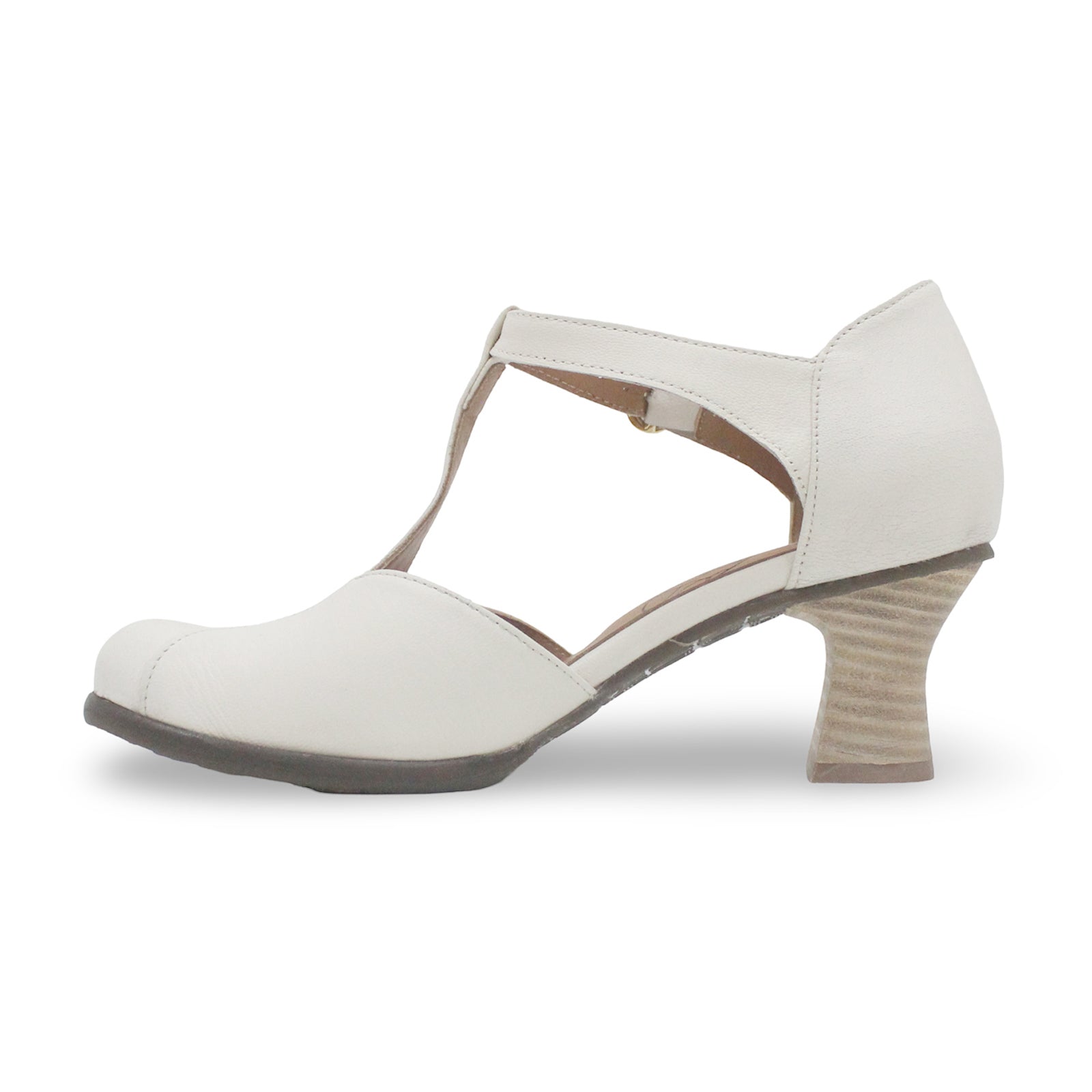 Fly London BEMI279FLY P145279009 Mousse Leather Womens Shoes - Off White - 39#color_off white
