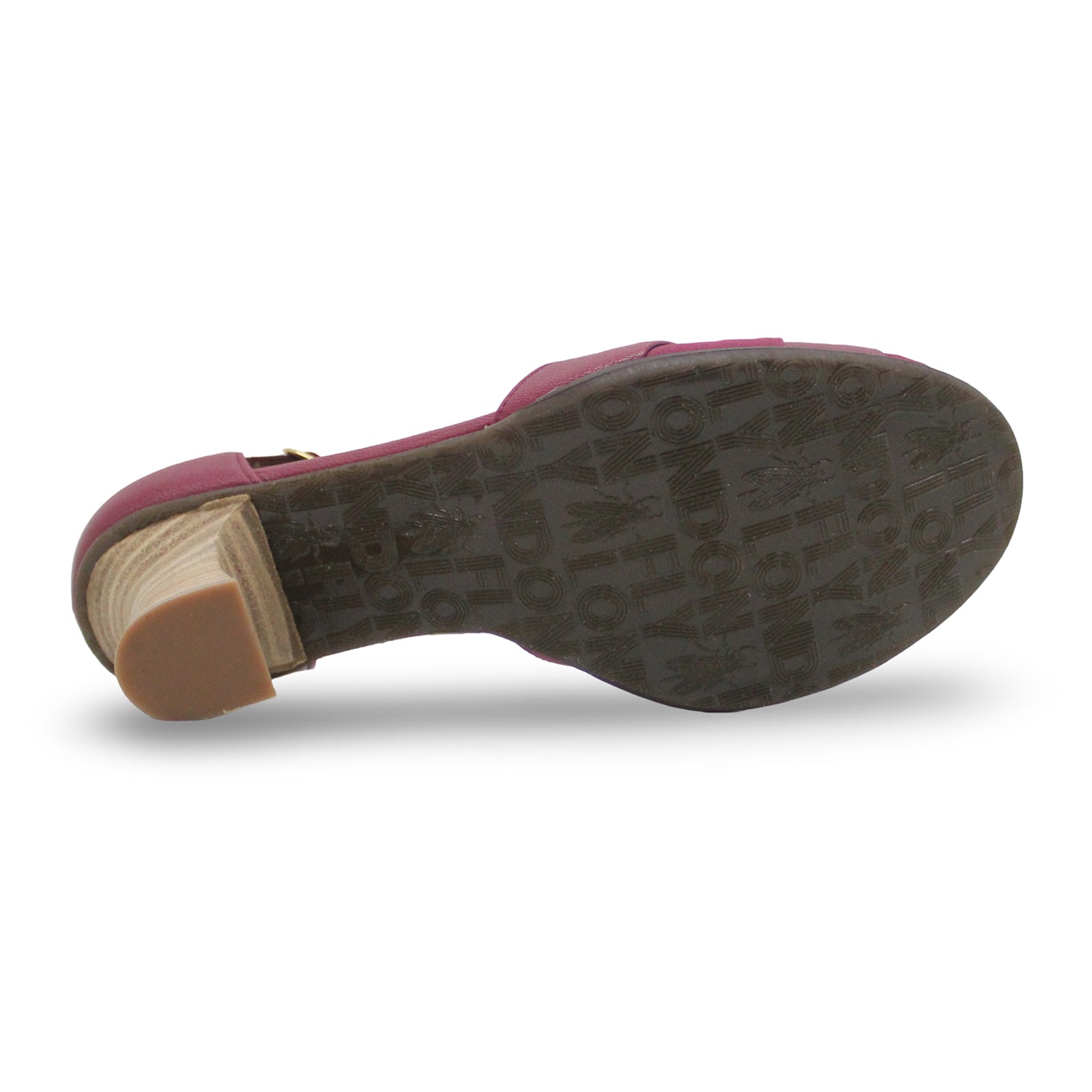Fly London BESH087FLY Mousse Leather Womens Sandals#color_berry