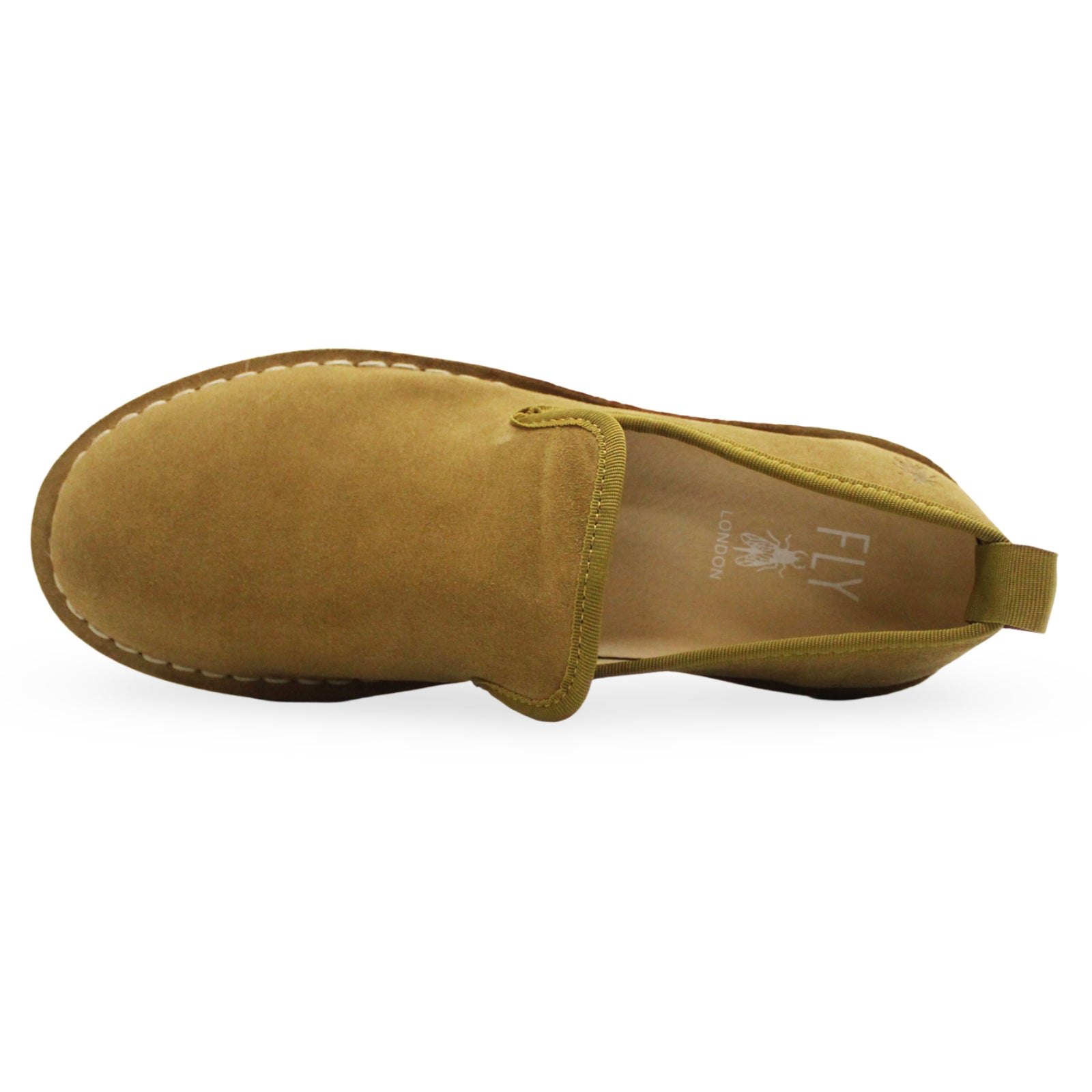 Fly London FLER152FLY Suede Womens Shoes#color_camel