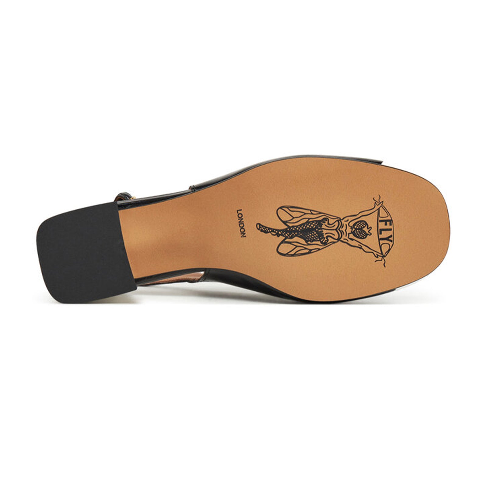 Fly London SOLN083FLY Nappalak Leather Womens Sandals#color_offwhite black