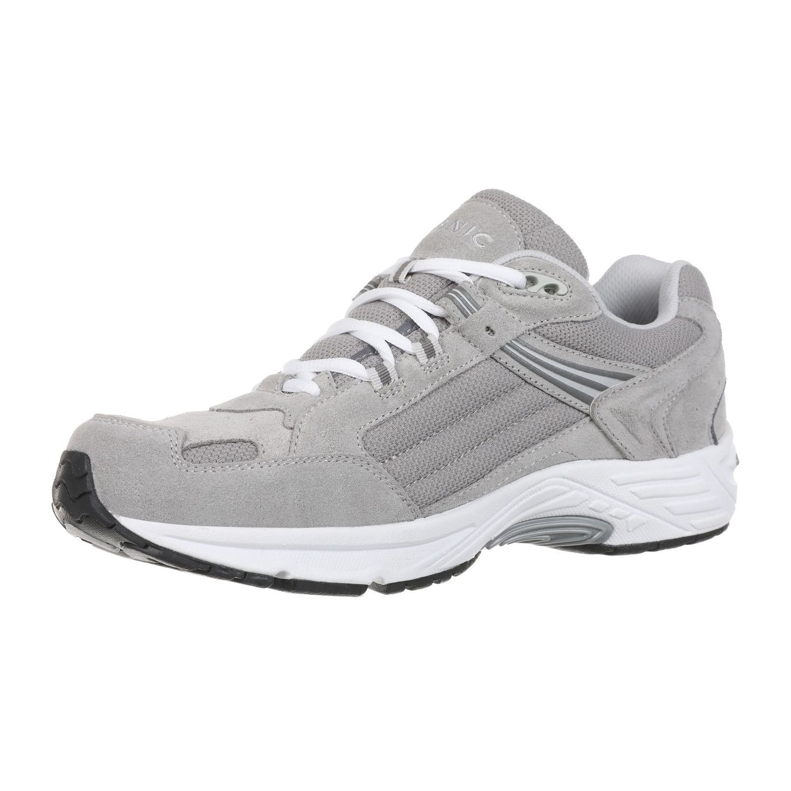 Vionic M 23Walk 2.0 Suede Textile Mens Trainers#color_light grey