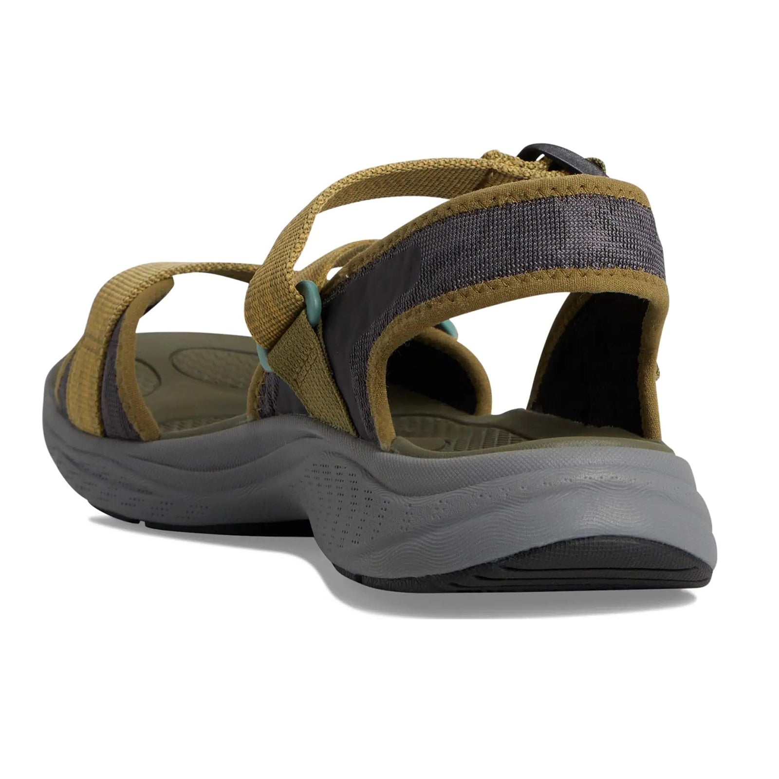 Keen Leiki Open Toe Textile Womens Sandals#color_martini olive granite green