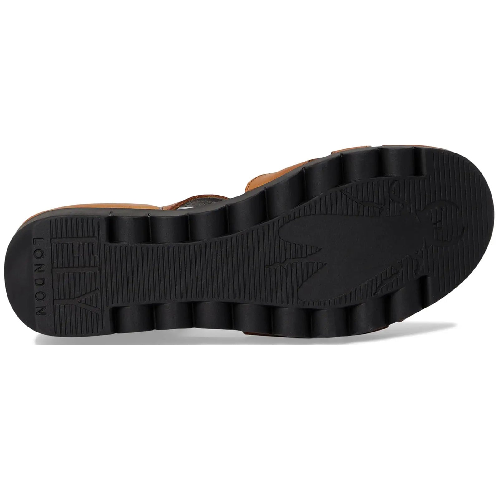 Fly London VELT224FLY Burn Leather Womens Sandals#color_taupe