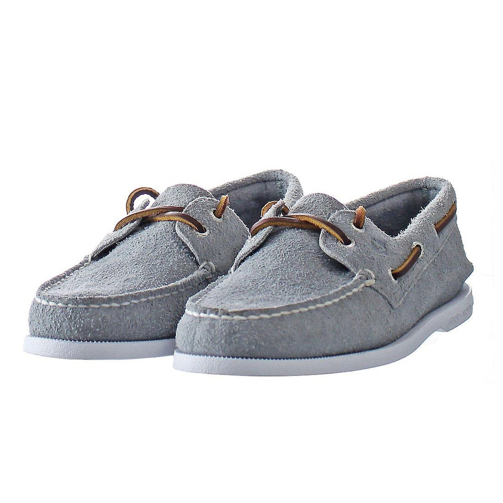 Sperry Authentic Original 2-Eye Suede Mens Shoes#color_grey