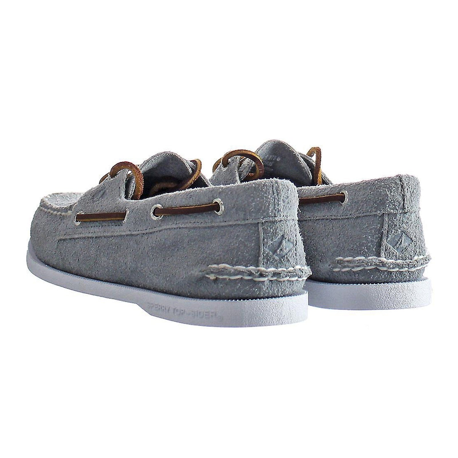 Sperry Authentic Original 2-Eye Suede Mens Shoes#color_grey