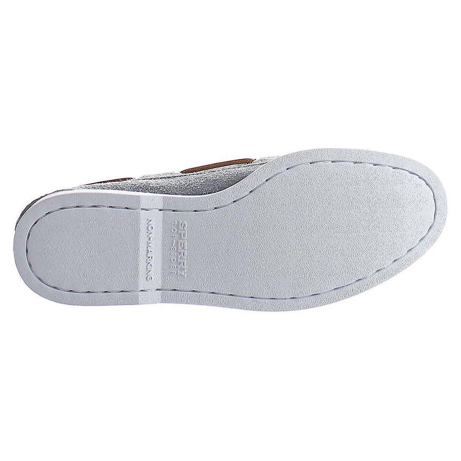 Sperry Authentic Original 2-Eye Suede Mens Shoes#color_grey