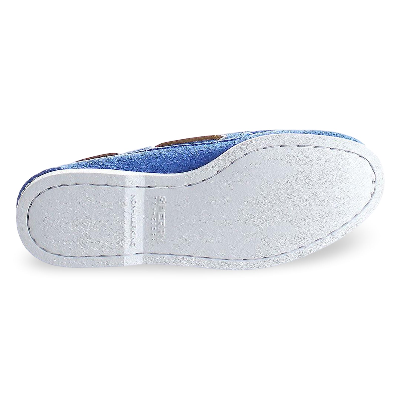 Sperry Authentic Original 2-Eye Suede Mens Shoes#color_blue