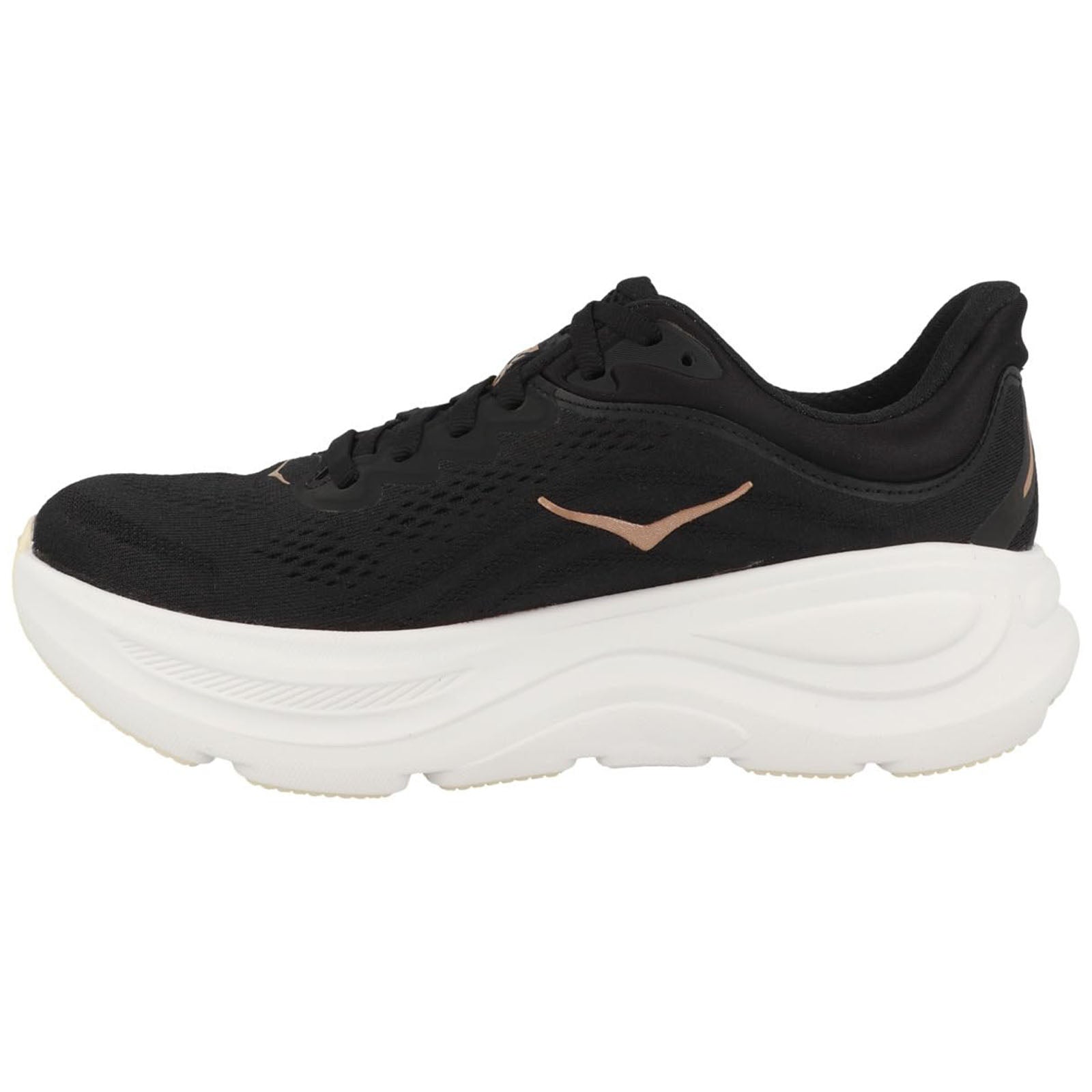 Hoka Bondi 9 Textile Synthetic Women's Black Rose Gold