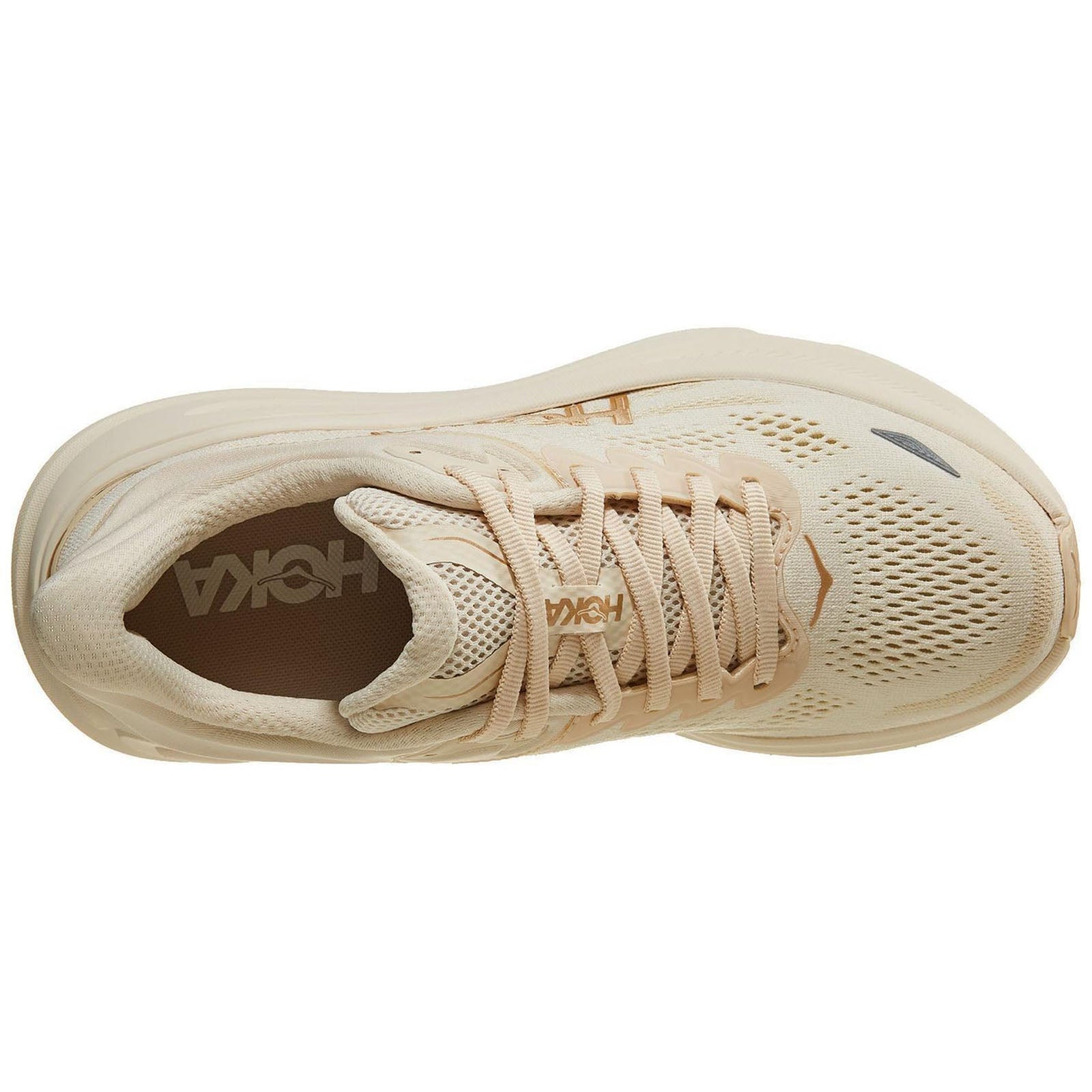 Vanilla　0206 Hoka Bondi 9 Textile Synthetic Women's Vanilla Birch Running