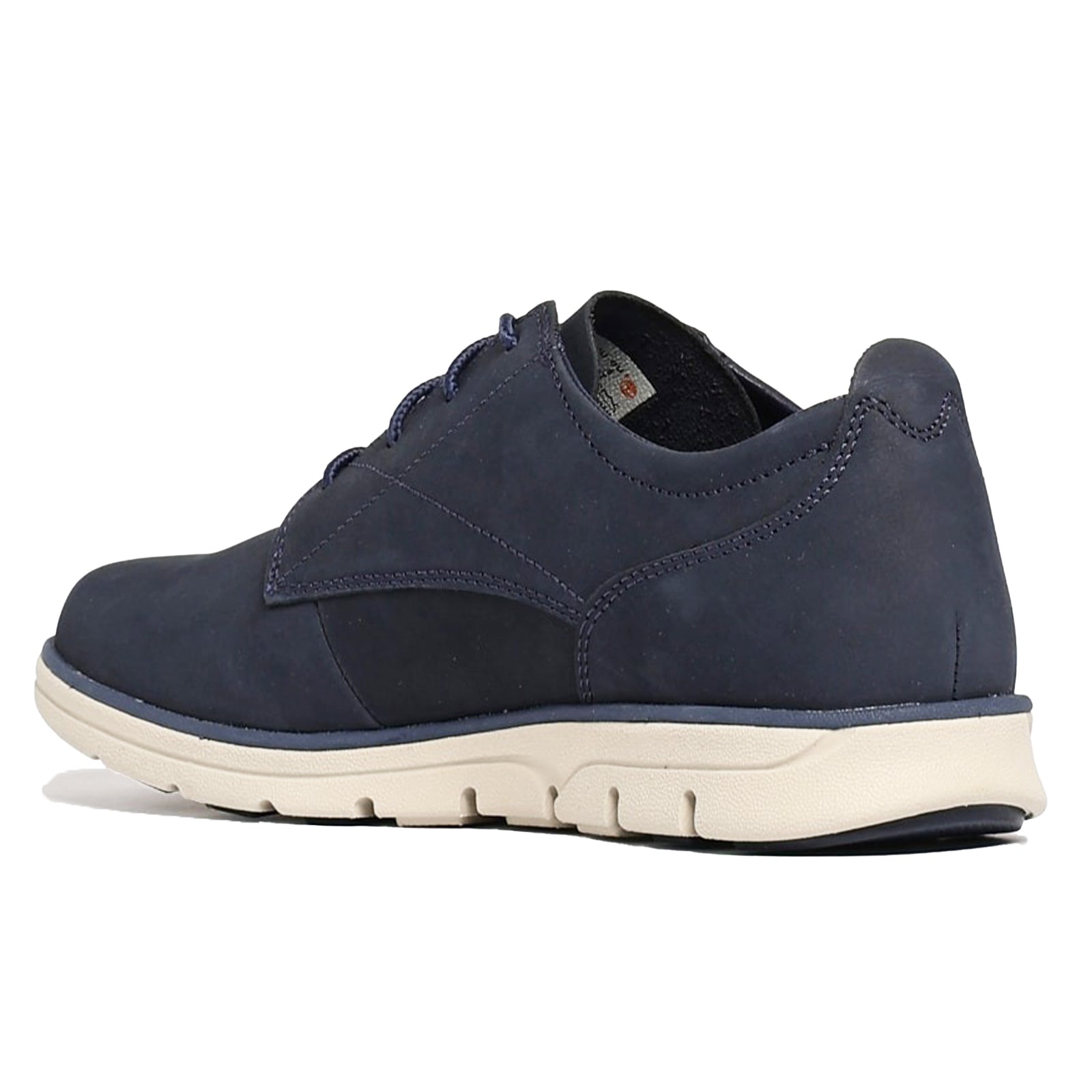 Timberland Bradstreet Low Lace Leather Mens Trainers#color_navy
