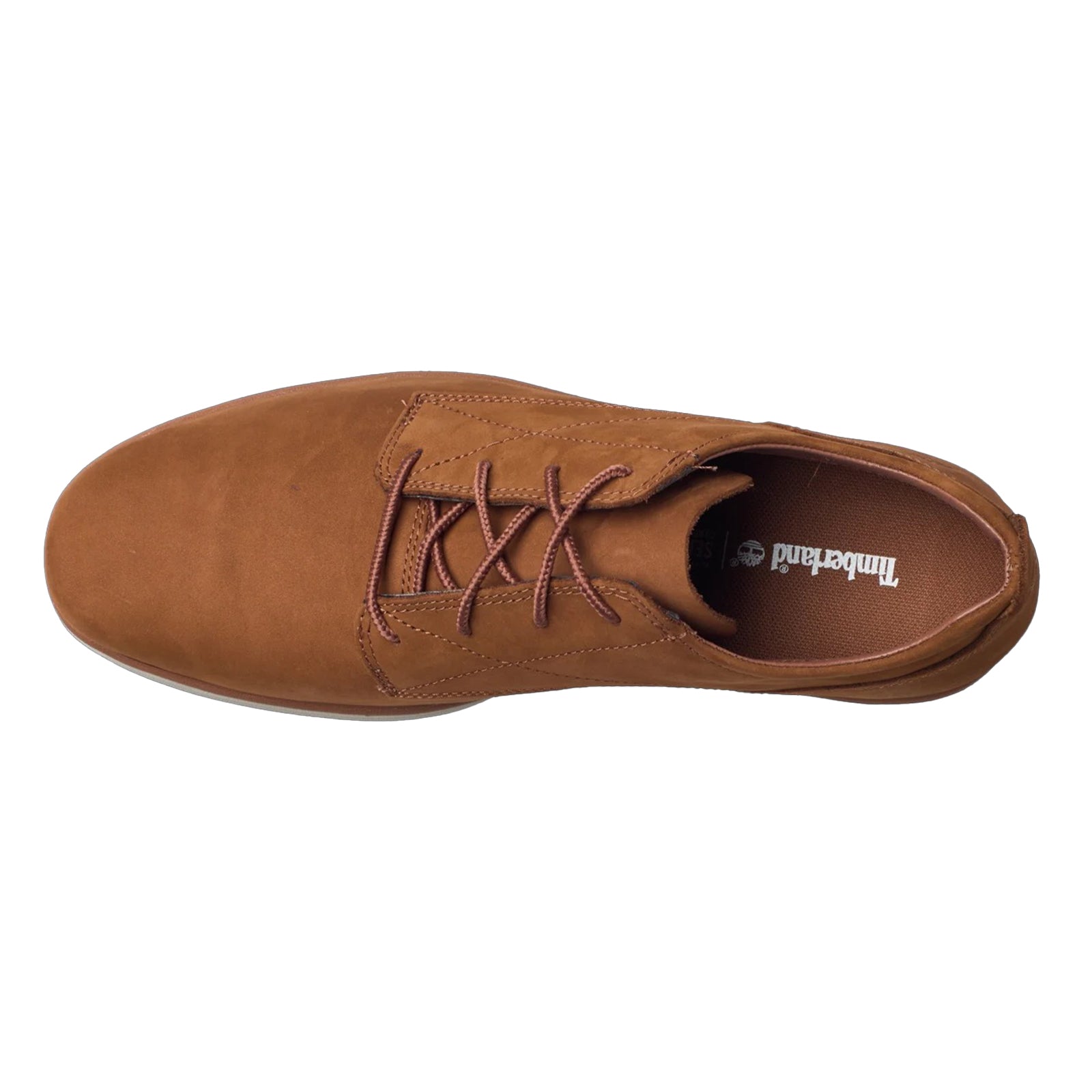 Timberland Bradstreet Low Lace Leather Mens Trainers#color_saddle