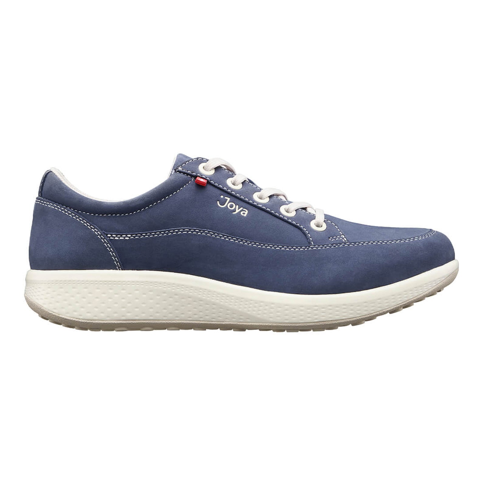 Joya Lucy Nubuck Leather Womens Trainers#color_blue