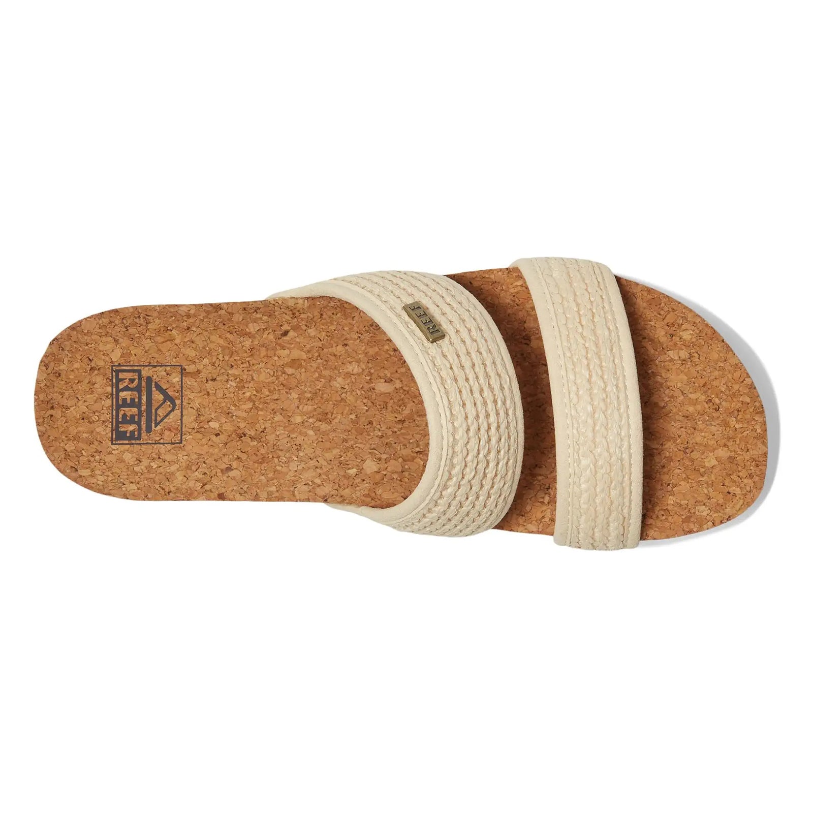 Reef Cushion Vista Hi Vegan Leather Womens Sandals#color_vintage raffia