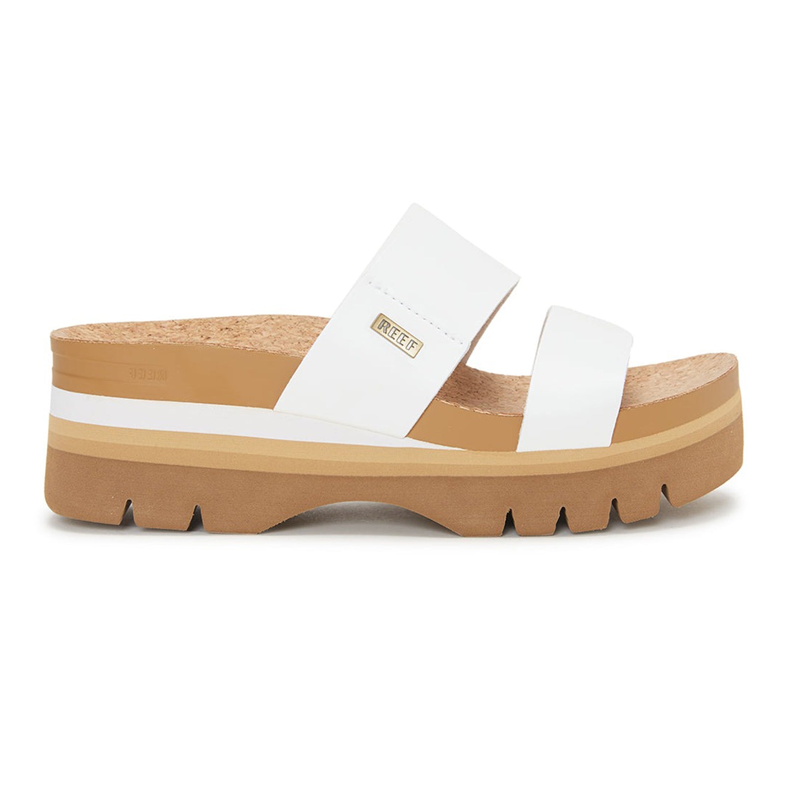 Reef Cushion Vista Higher Vegan Leather Womens Sandals#color_cloud