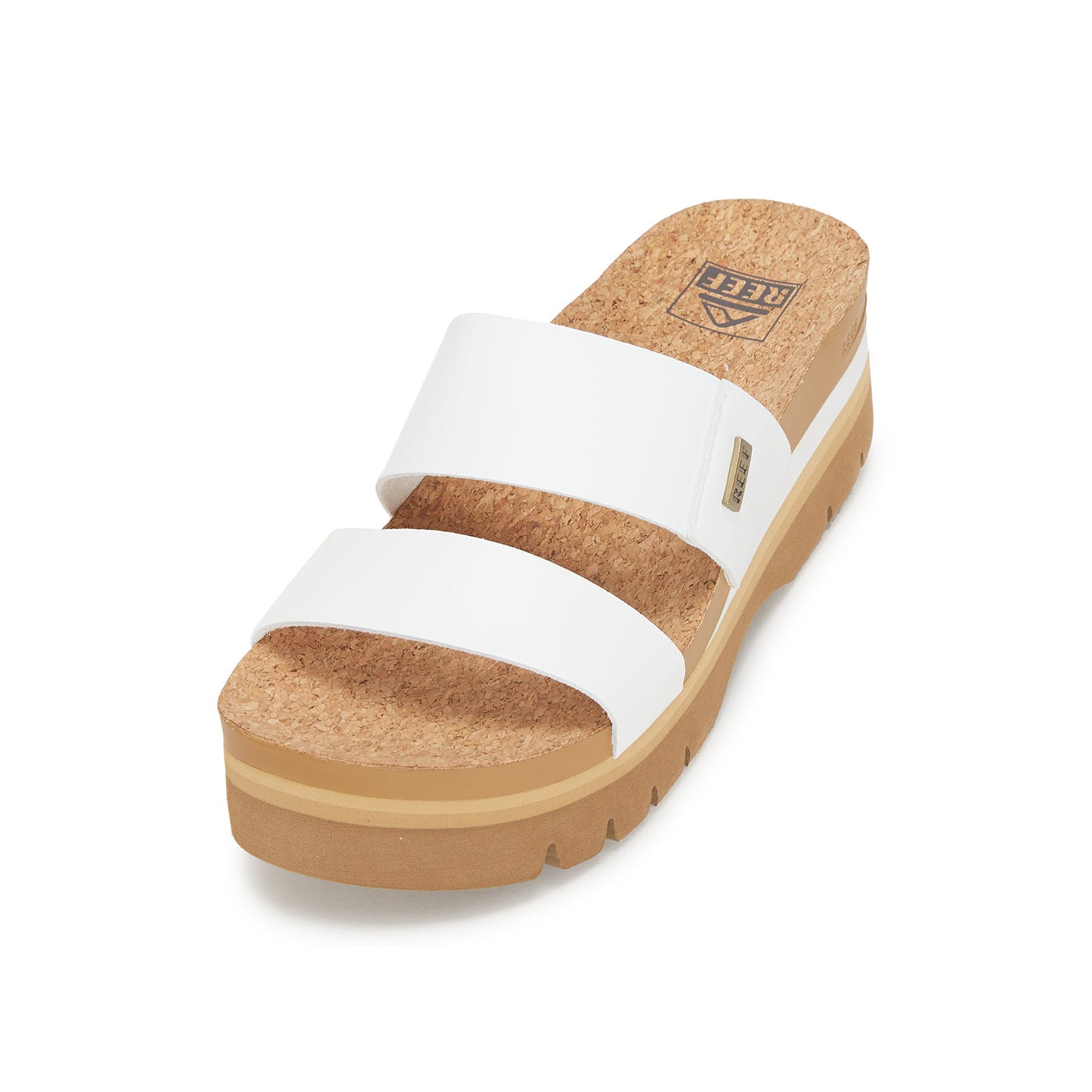 Reef Cushion Vista Higher Vegan Leather Womens Sandals#color_cloud