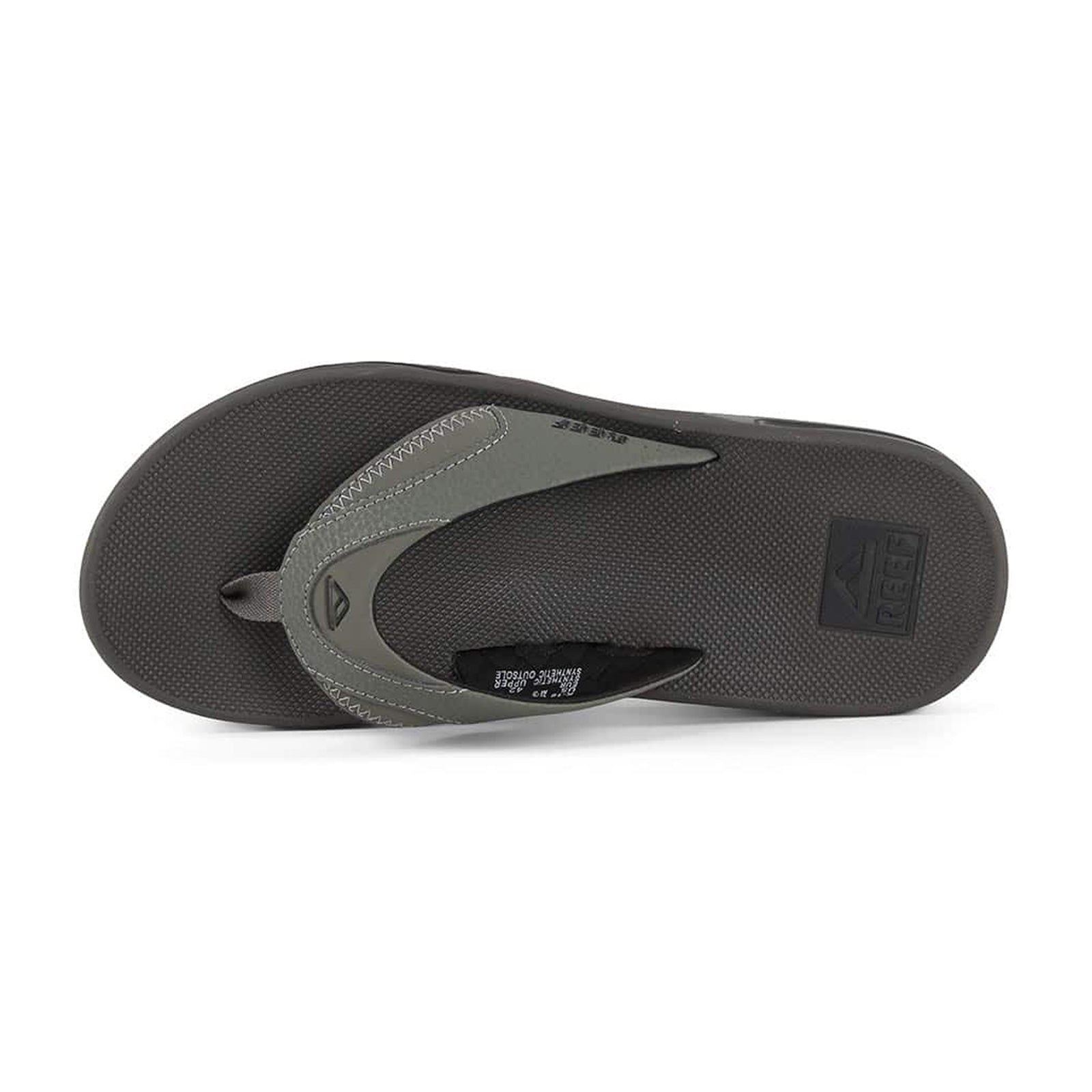 Reef Fanning Synthetic Nubuck Mens Sandals#color_grey black