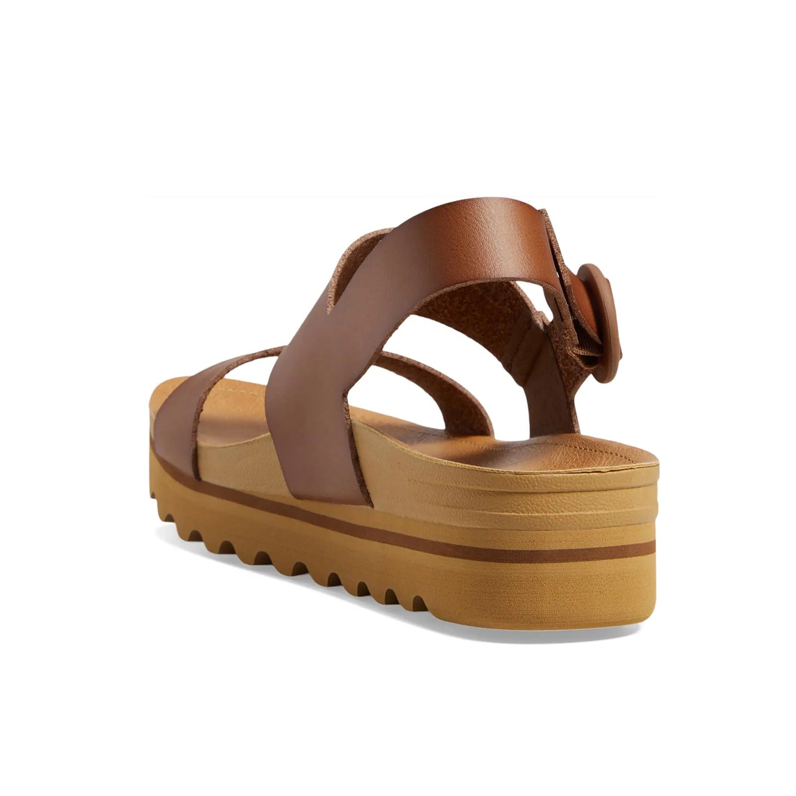 Reef Vista Hi Buckle Vegan Leather Womens Sandals#color_espresso
