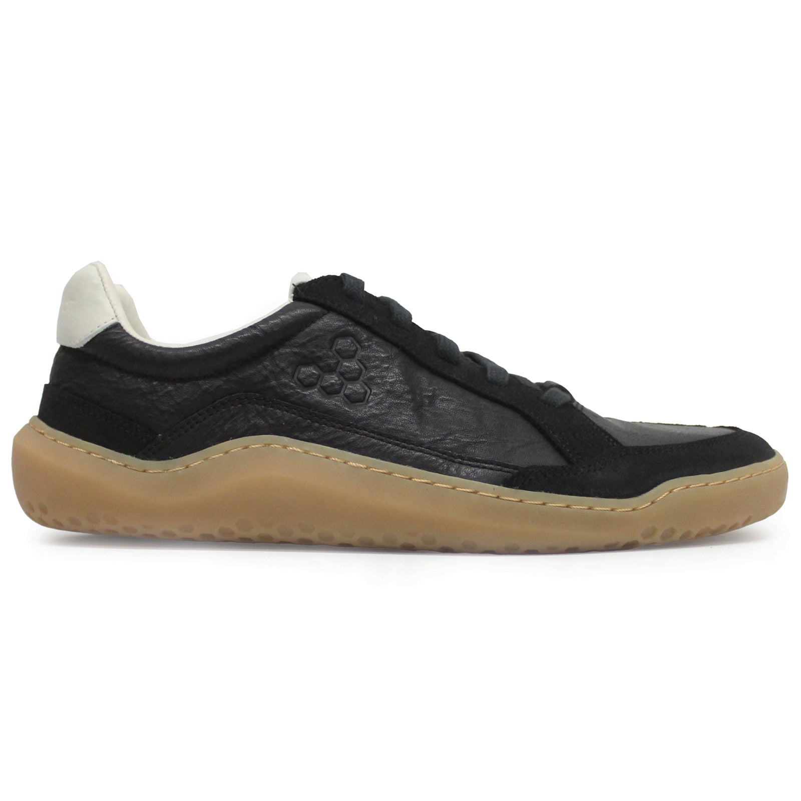 Vivobarefoot Gobi II Leather Womens Trainers#color_raven