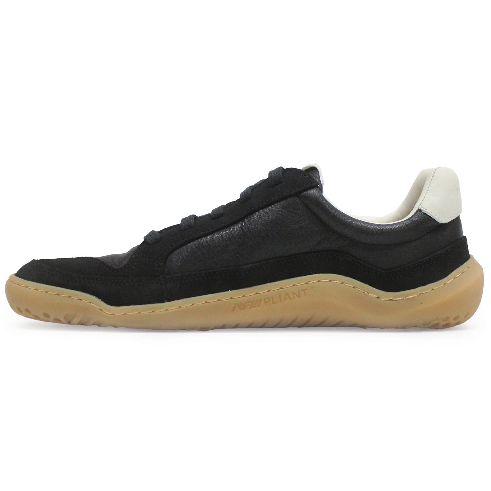 Vivobarefoot Gobi II Leather Womens Trainers#color_raven