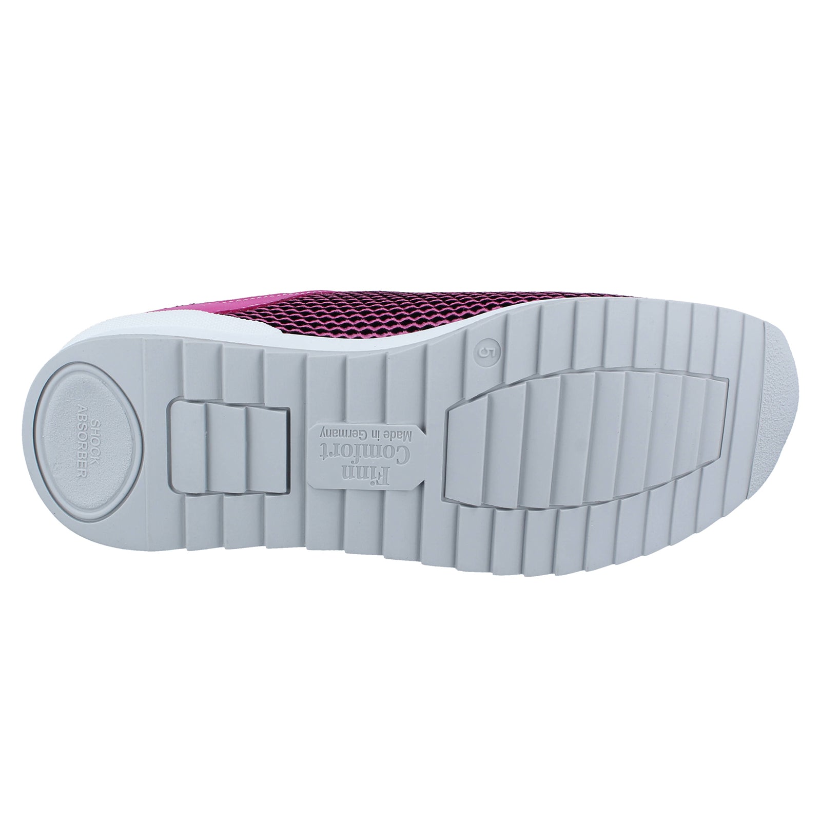 Finn Comfort Cerritos Leather Textile Womens Shoes#color_pink