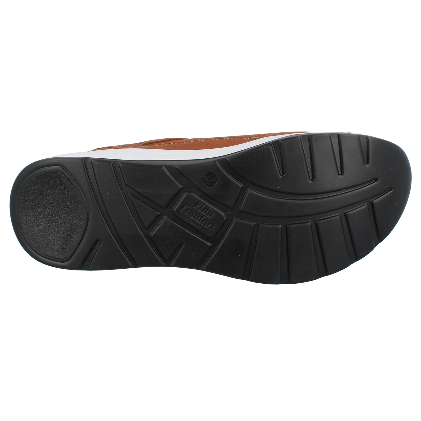 Finn Comfort Piccadilly Leather Mens Shoes#color_cuoio