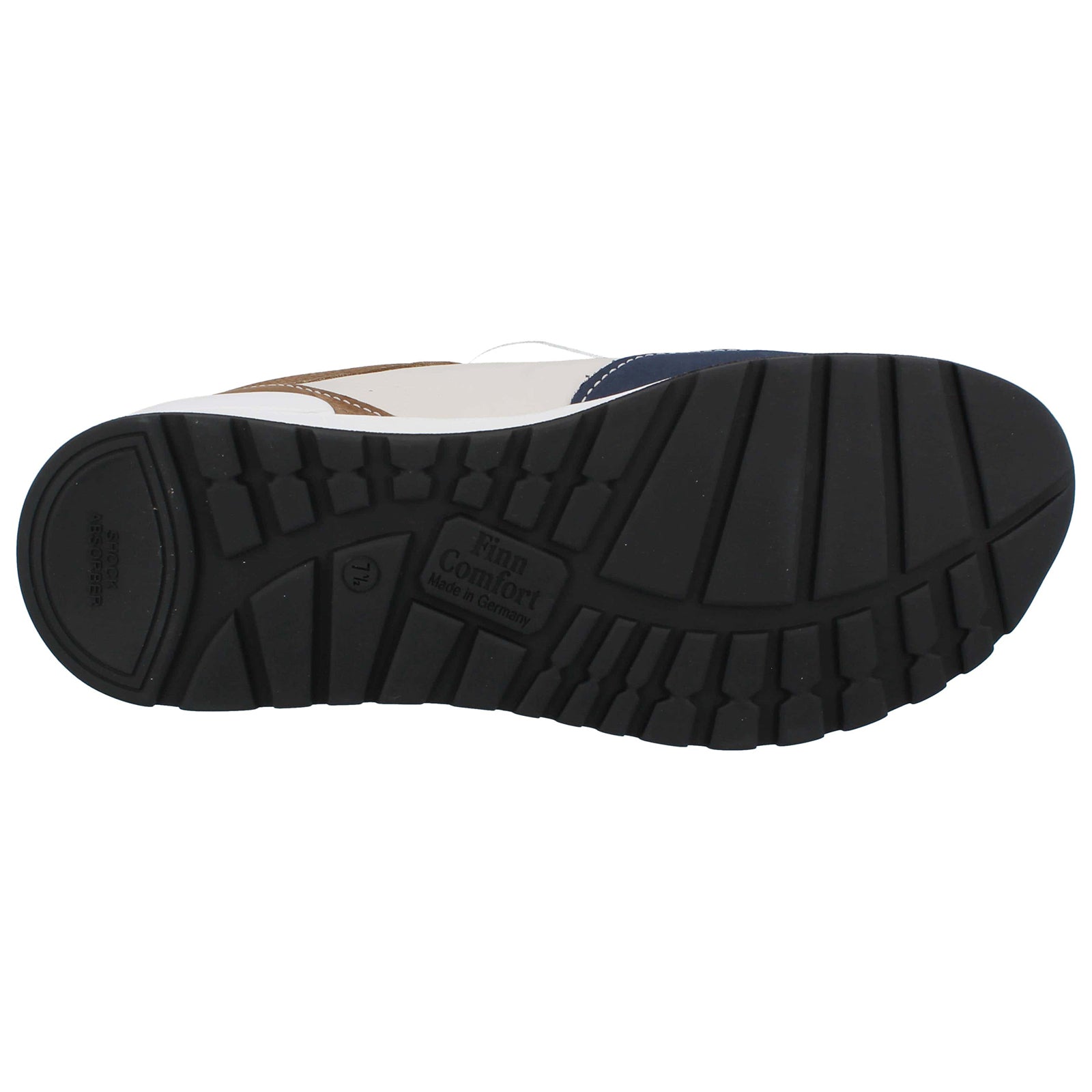 Finn Comfort Prezzo Leather Mens Shoes#color_atlantic hielo almond