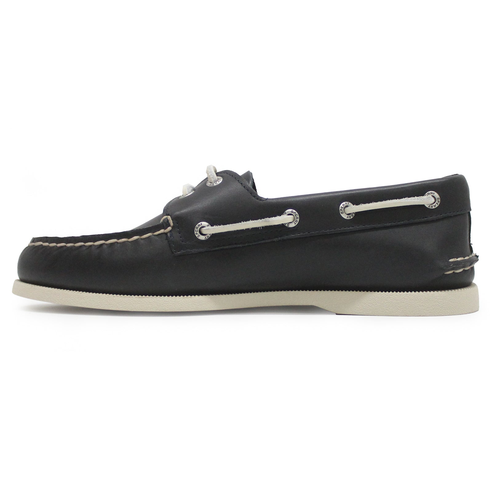 Sperry Authentic Original 2-Eye Full Grain Leather Mens Shoes#color_navy marine