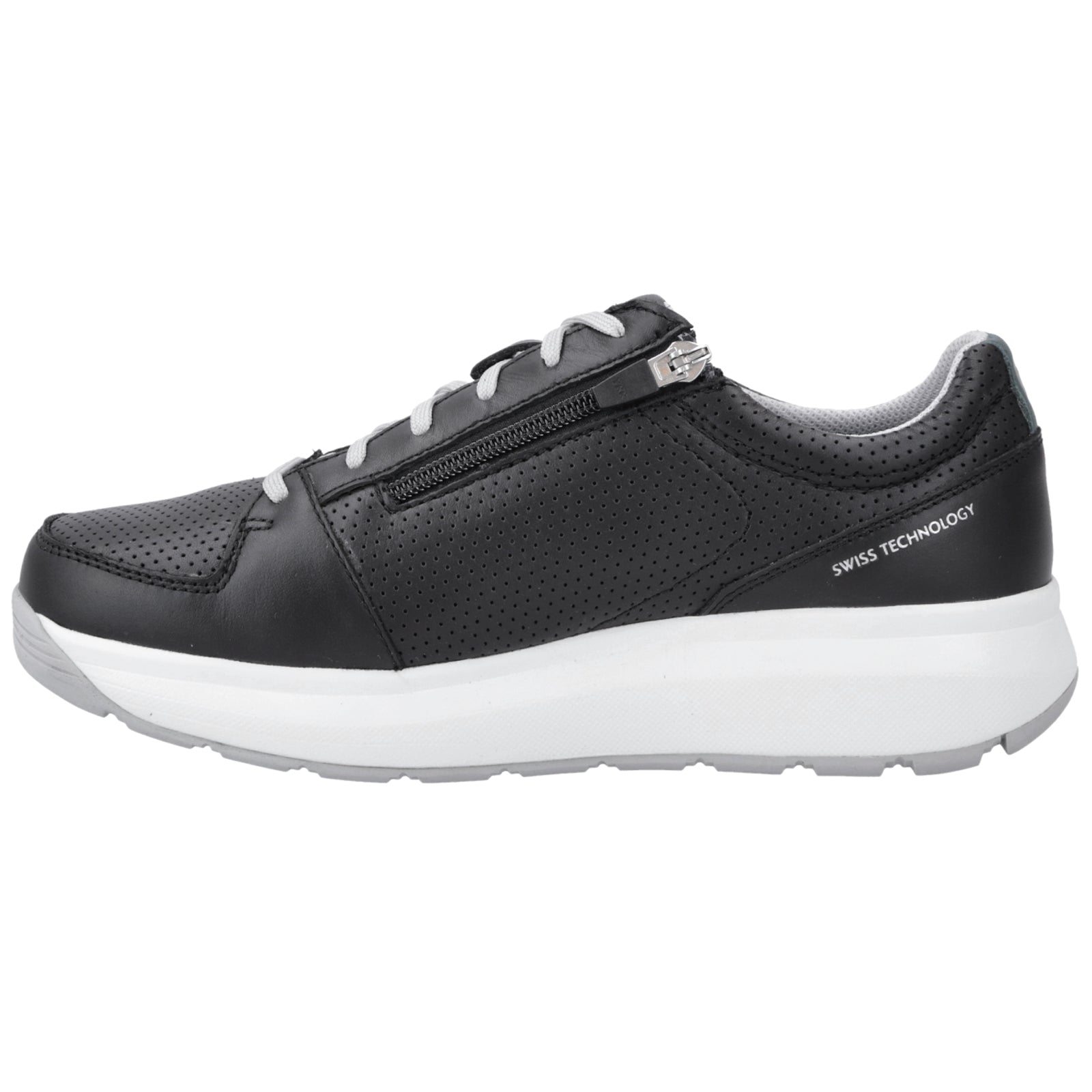 Joya Oliver Full Grain Leather Mens Shoes#color_black