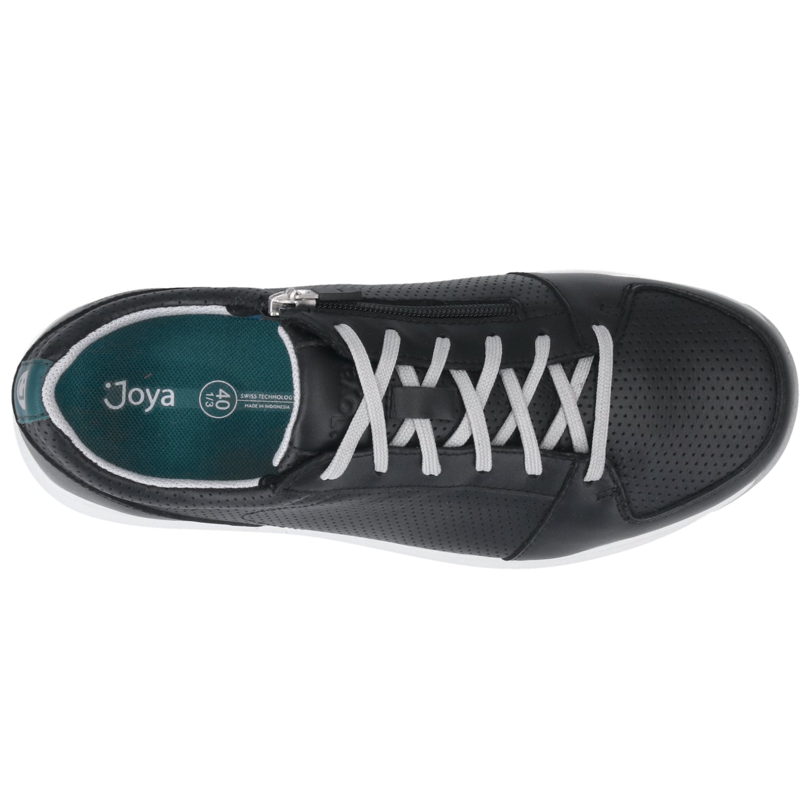 Joya Oliver Full Grain Leather Mens Shoes#color_black