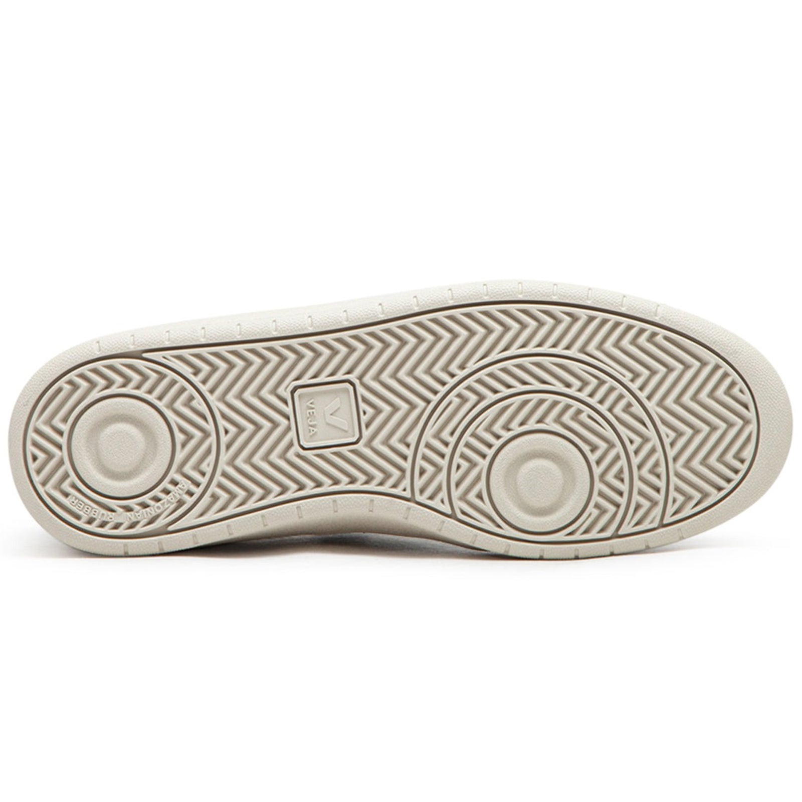 Veja V-90 Organic Traced Leather Womens Trainers#color_white cyprus