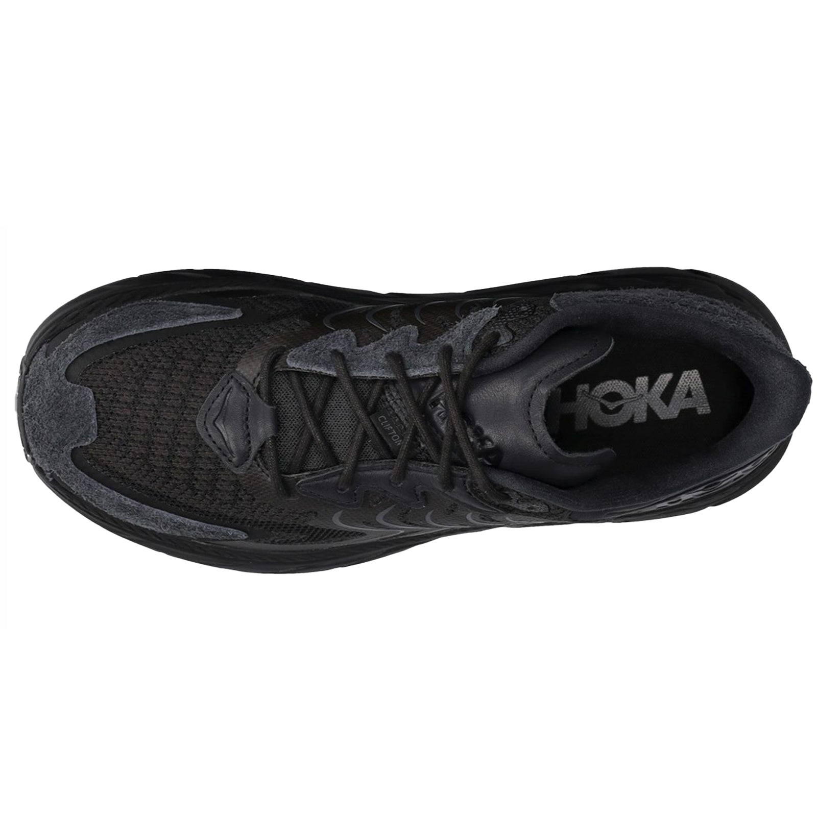 Hoka Clifton 10 Textile Women's Black Black Running Sneakers