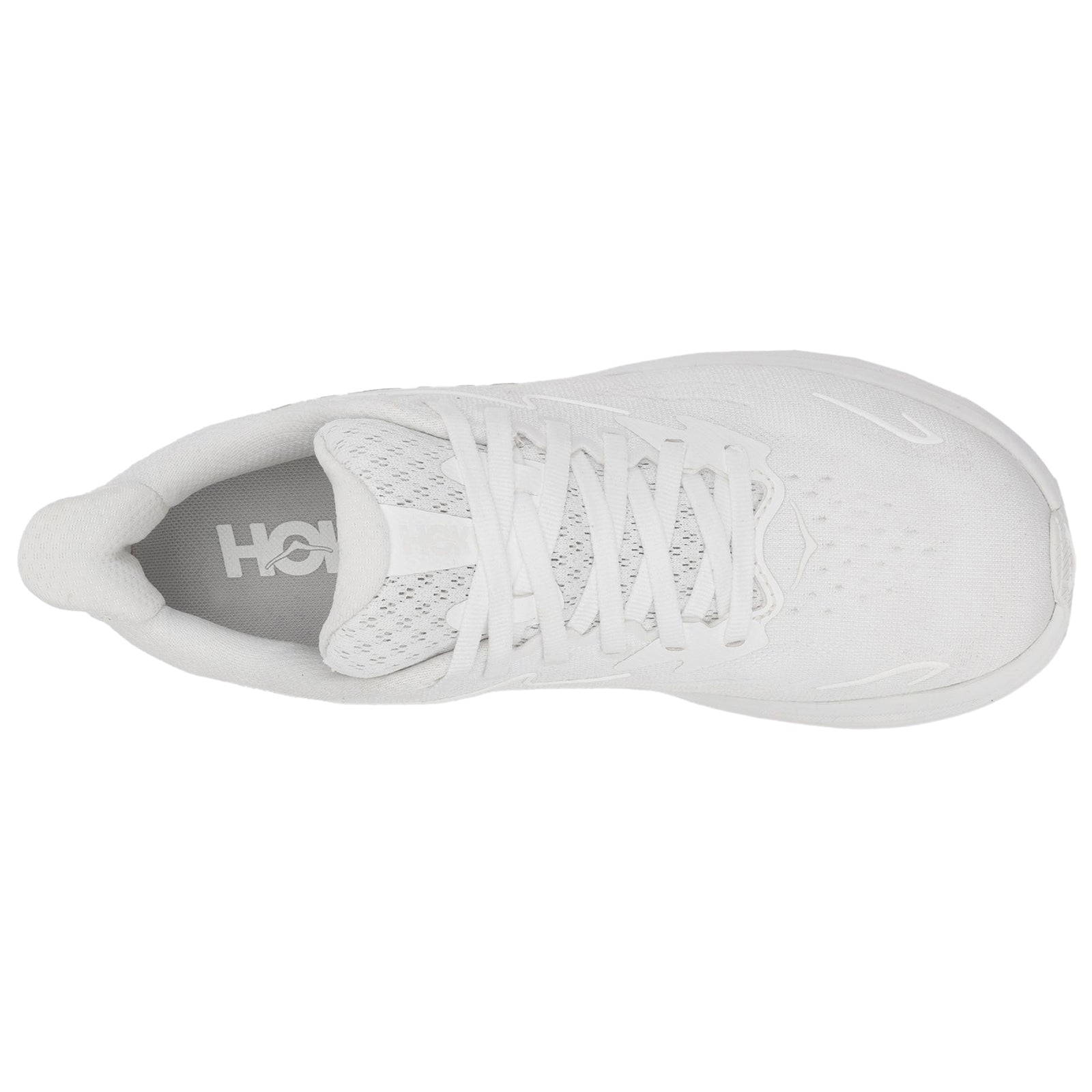 Hoka Clifton 10 Textile Women's White White Running Sneakers