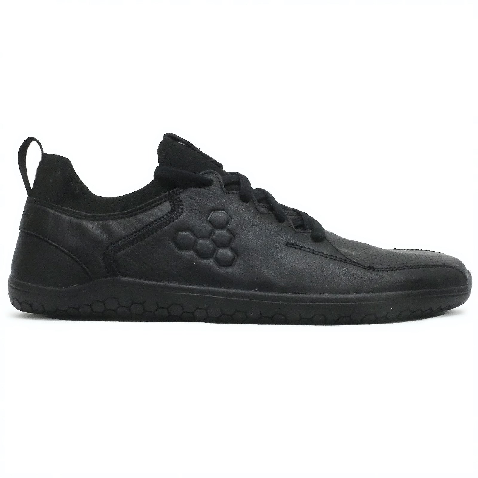 Vivobarefoot Primus Asana Leather Mens Trainers#color_obsidian