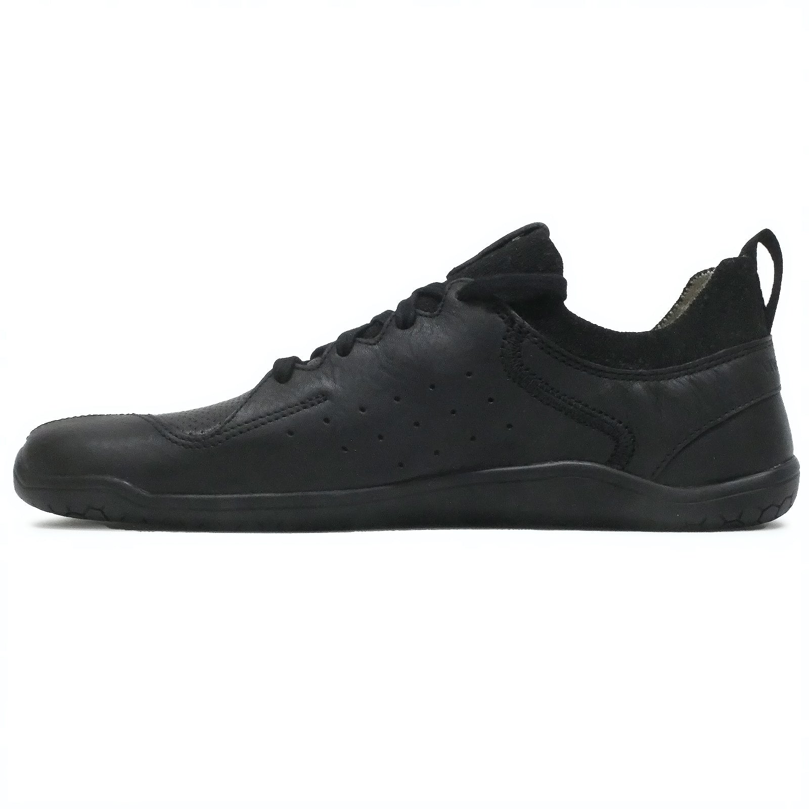 Vivobarefoot Primus Asana Leather Mens Trainers#color_obsidian