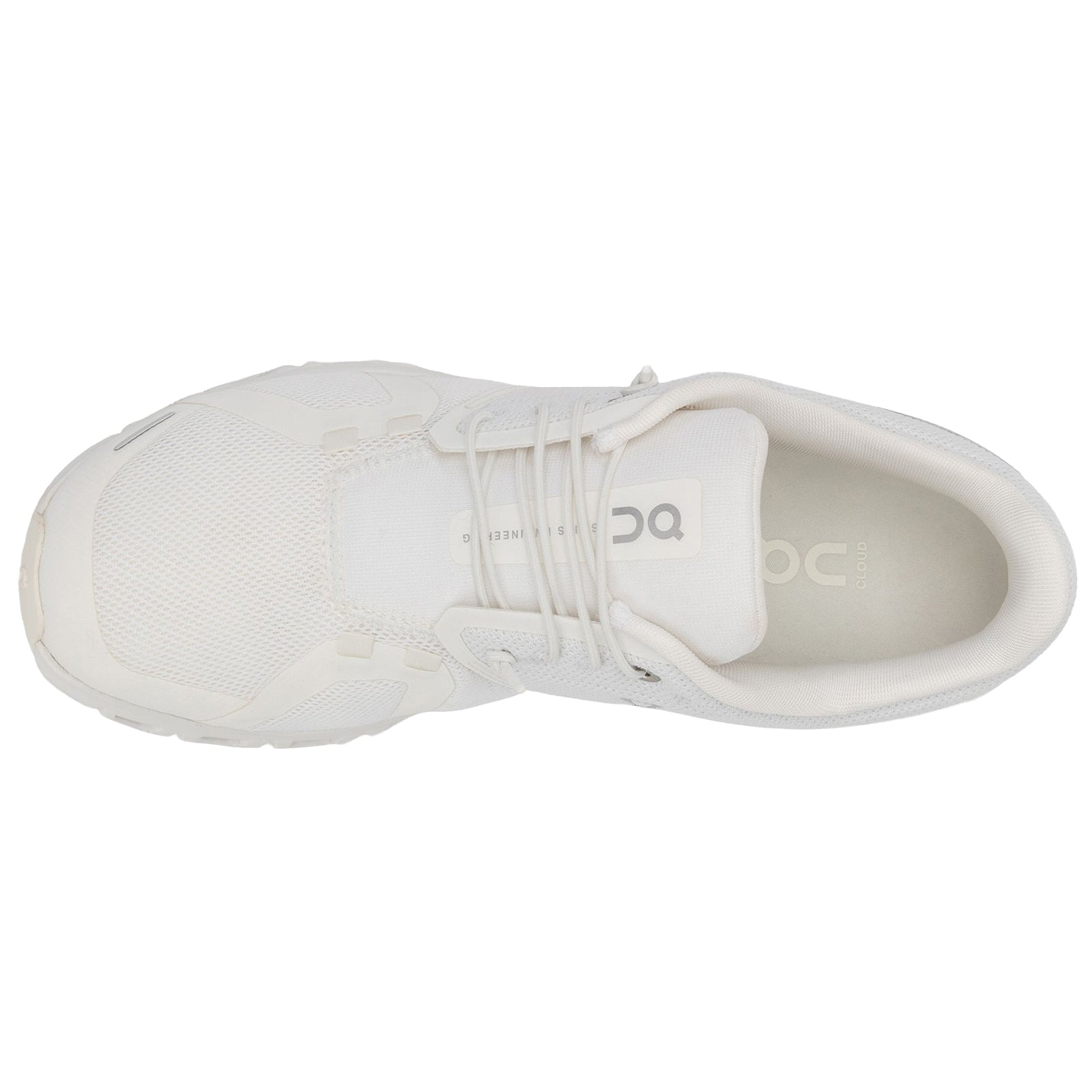 On Cloud 6 Polyester Mens Trainers#color_white white