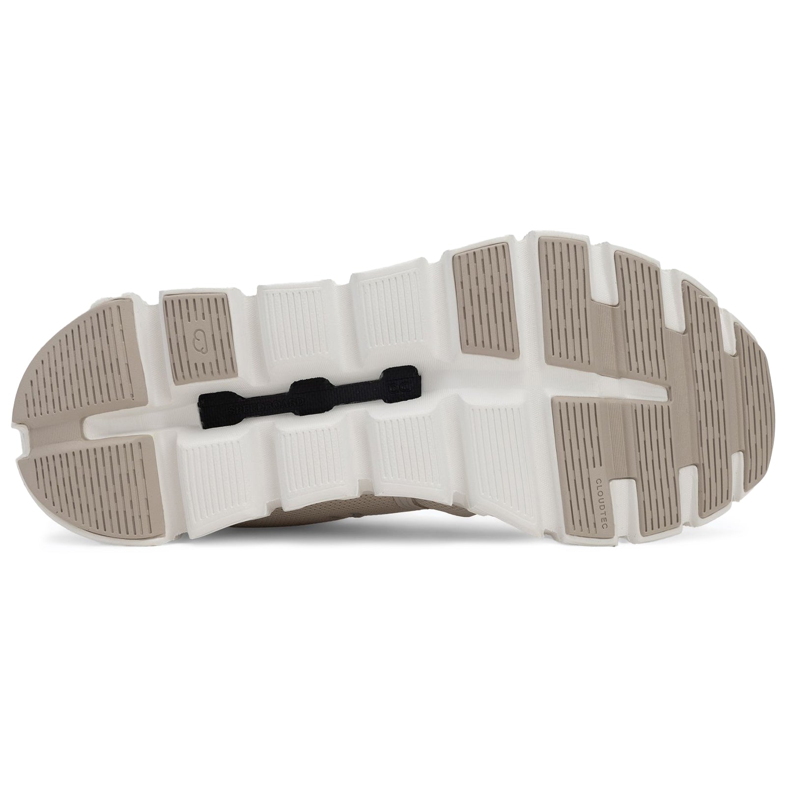On Cloud 6 Polyester Womens Trainers#color_pearl white