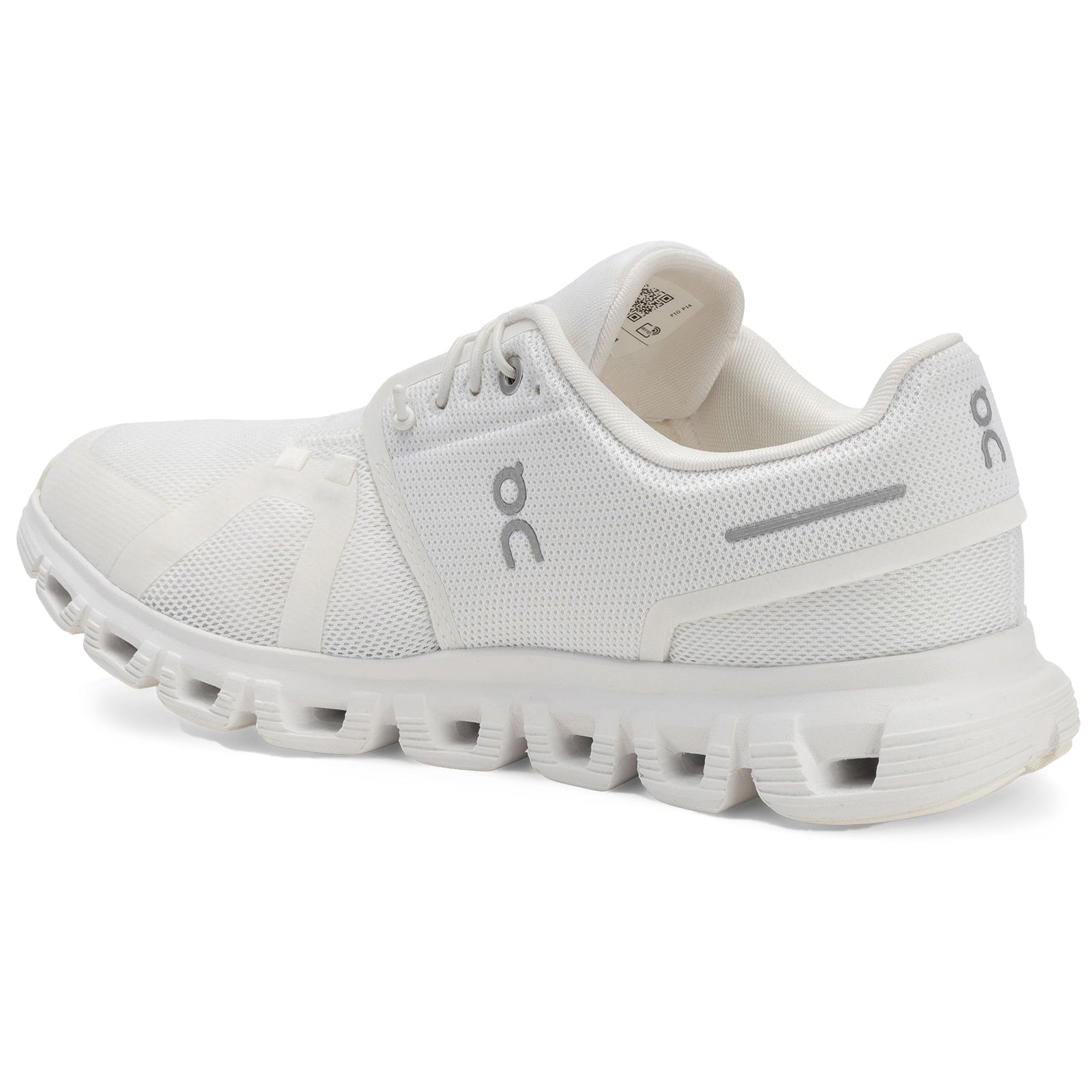 On Cloud 6 Polyester Womens Trainers#color_white white