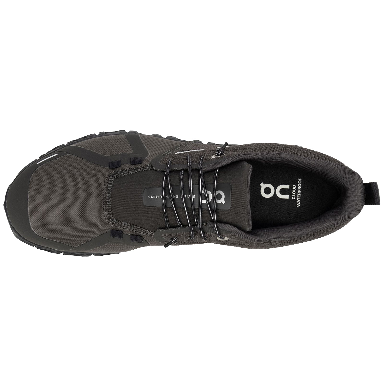 On Cloud 6 WP Polyester Mens Trainers#color_thorn black