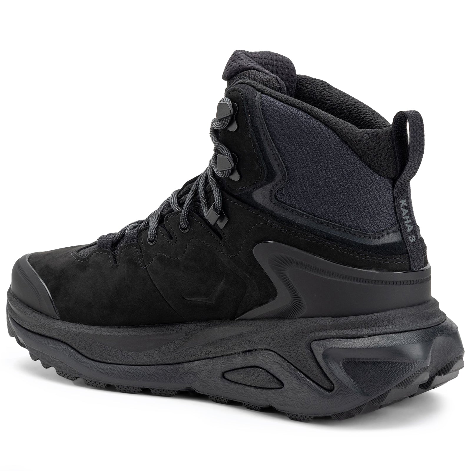 Hoka Kaha 3 GTX Nubuck Leather Womens Boots#color_black black