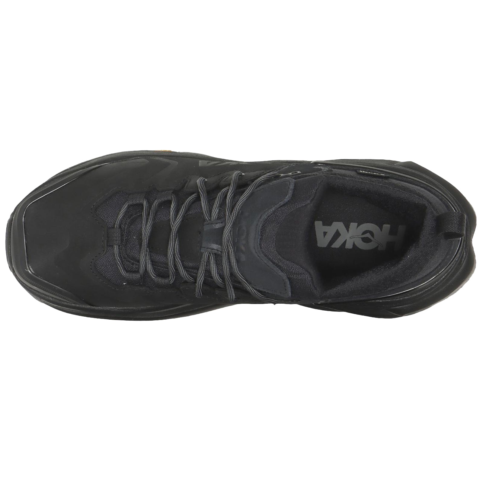 Hoka Kaha 3 Low GTX Nubuck Leather Womens Trainers#color_black black