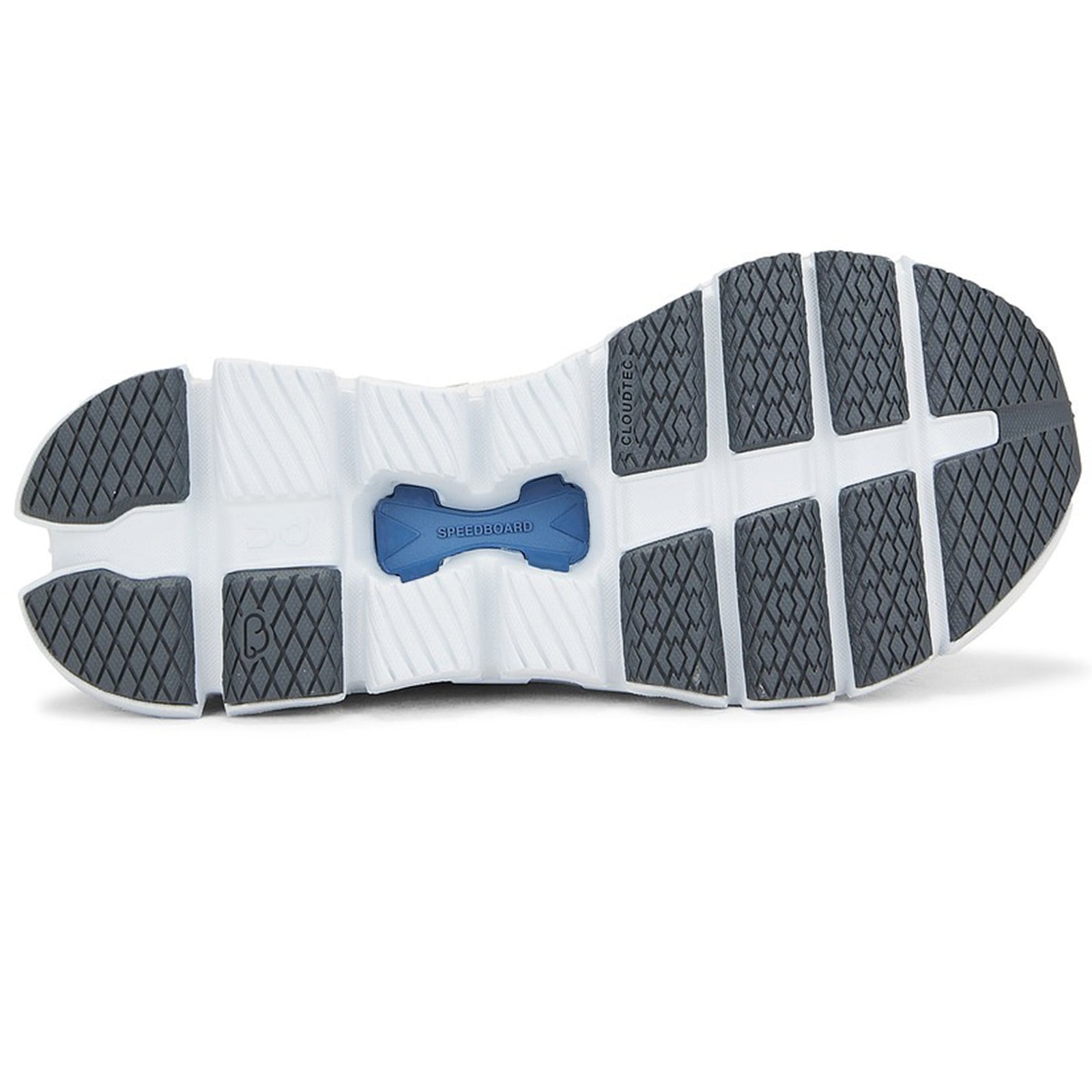 On Cloud X 4 Polyester Womens Trainers#color_silver chambray